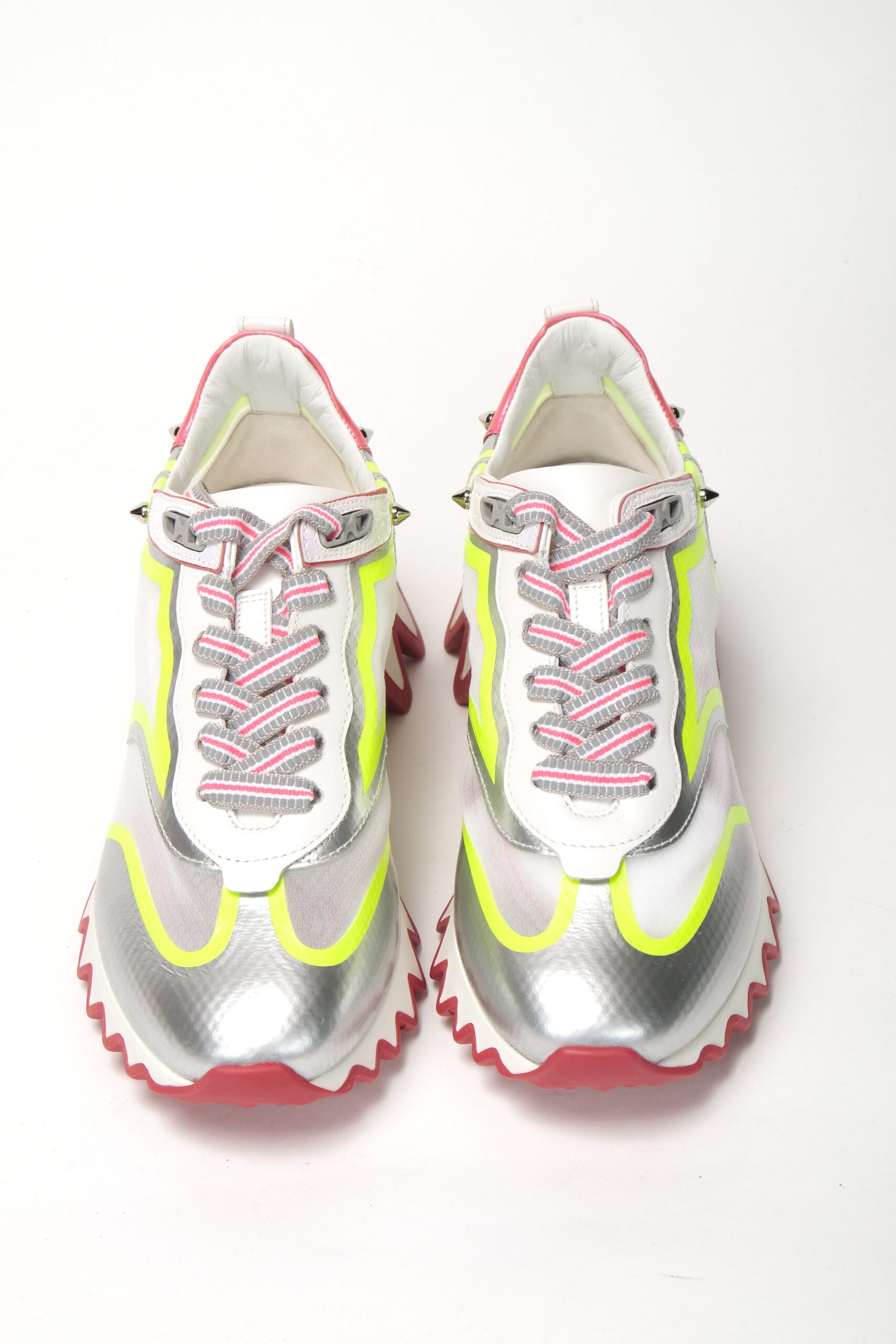 Christian Louboutin Multicolor Version Sharkina Flat Rete Sneaker - DEA STILOSA MILANO