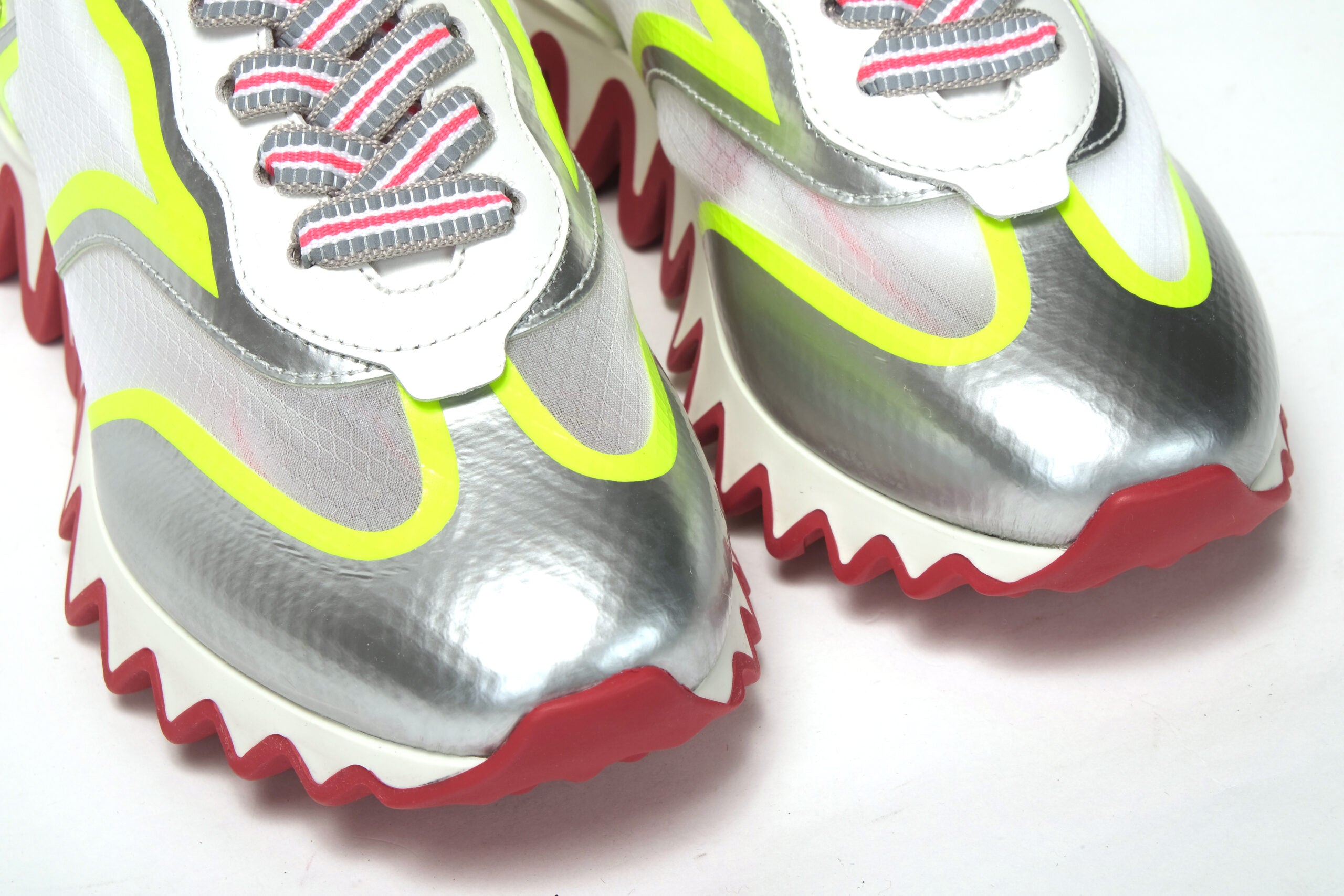Christian Louboutin Multicolor Version Sharkina Flat Rete Sneaker - DEA STILOSA MILANO