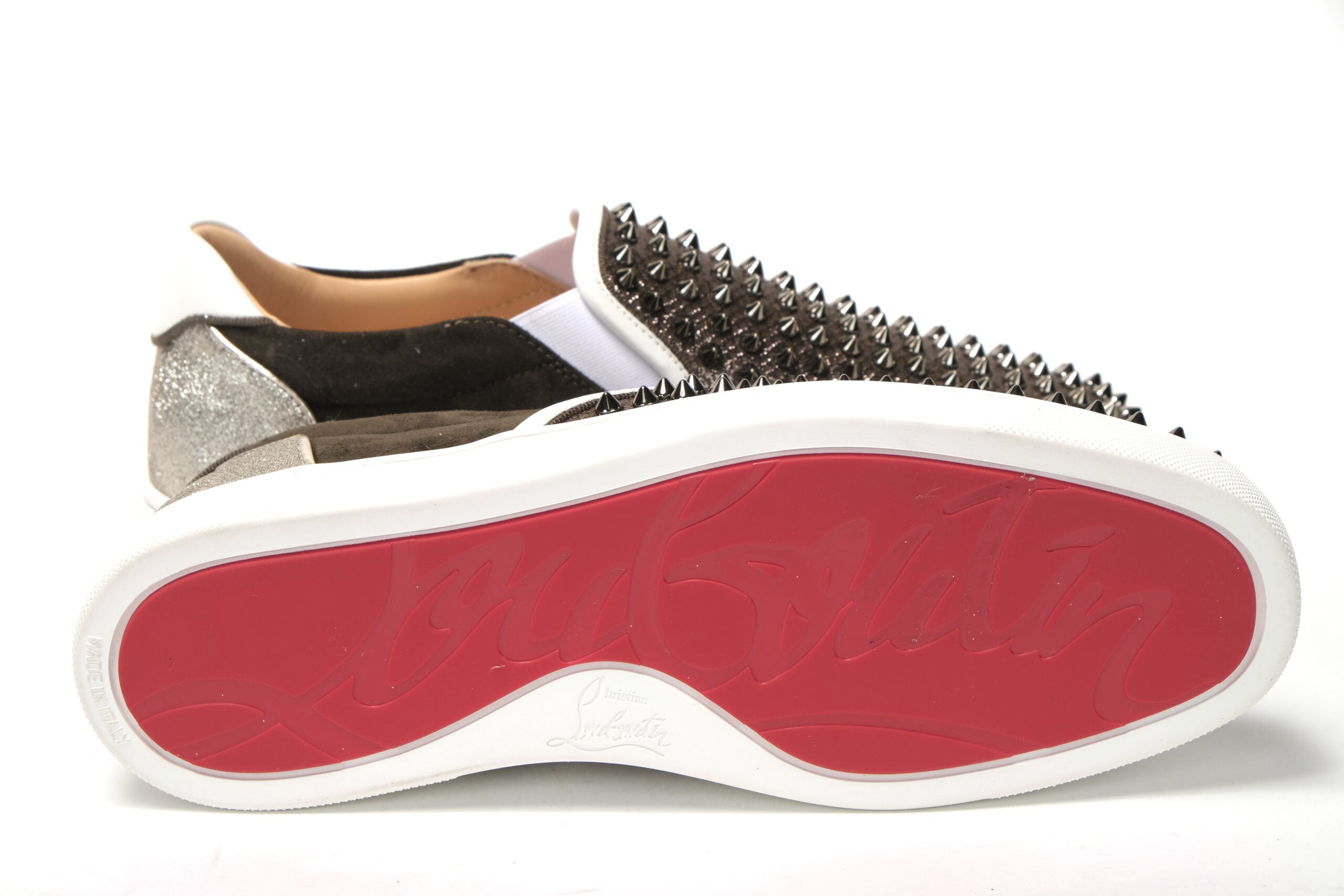 Christian Louboutin Alpino Version Sailor Boat Orlato Spikes Flat Shoes - DEA STILOSA MILANO