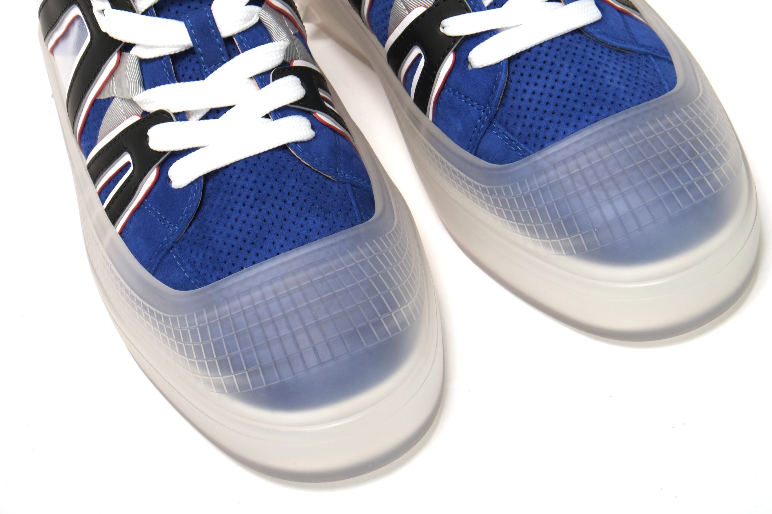 Christian Louboutin Mogador Blue Vida Viva Flatsuede Shoes - DEA STILOSA MILANO