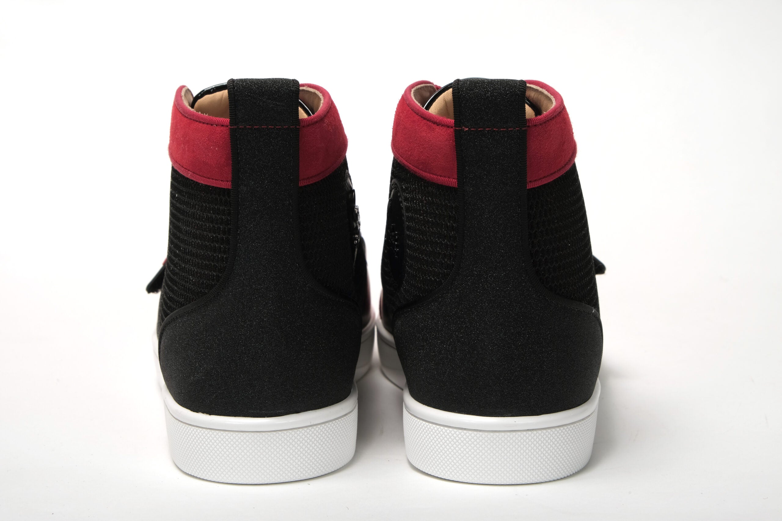 Christian Louboutin Black/Loubi Version Louis Orlato Vs Flat Trico Shoes - DEA STILOSA MILANO