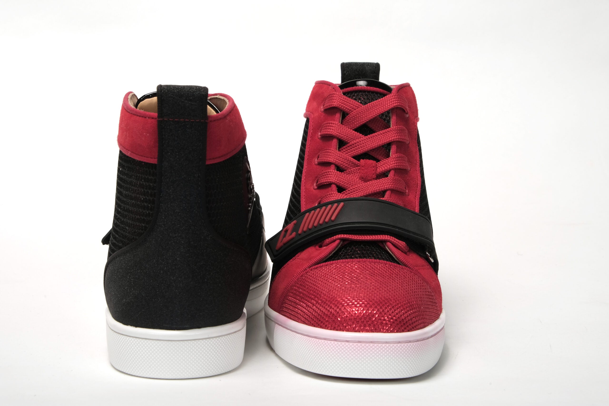 Christian Louboutin Black/Loubi Version Louis Orlato Vs Flat Trico Shoes - DEA STILOSA MILANO