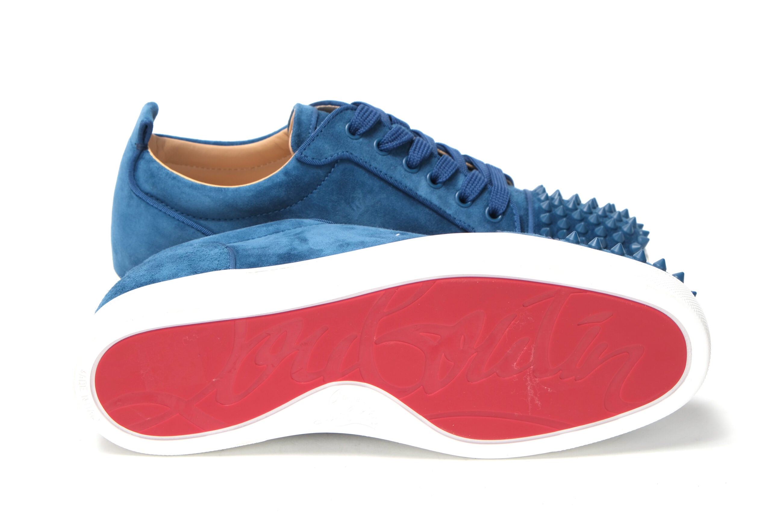 Christian Louboutin Ludwig/Ludwigmat Blue Louis Junior Shoes - DEA STILOSA MILANO
