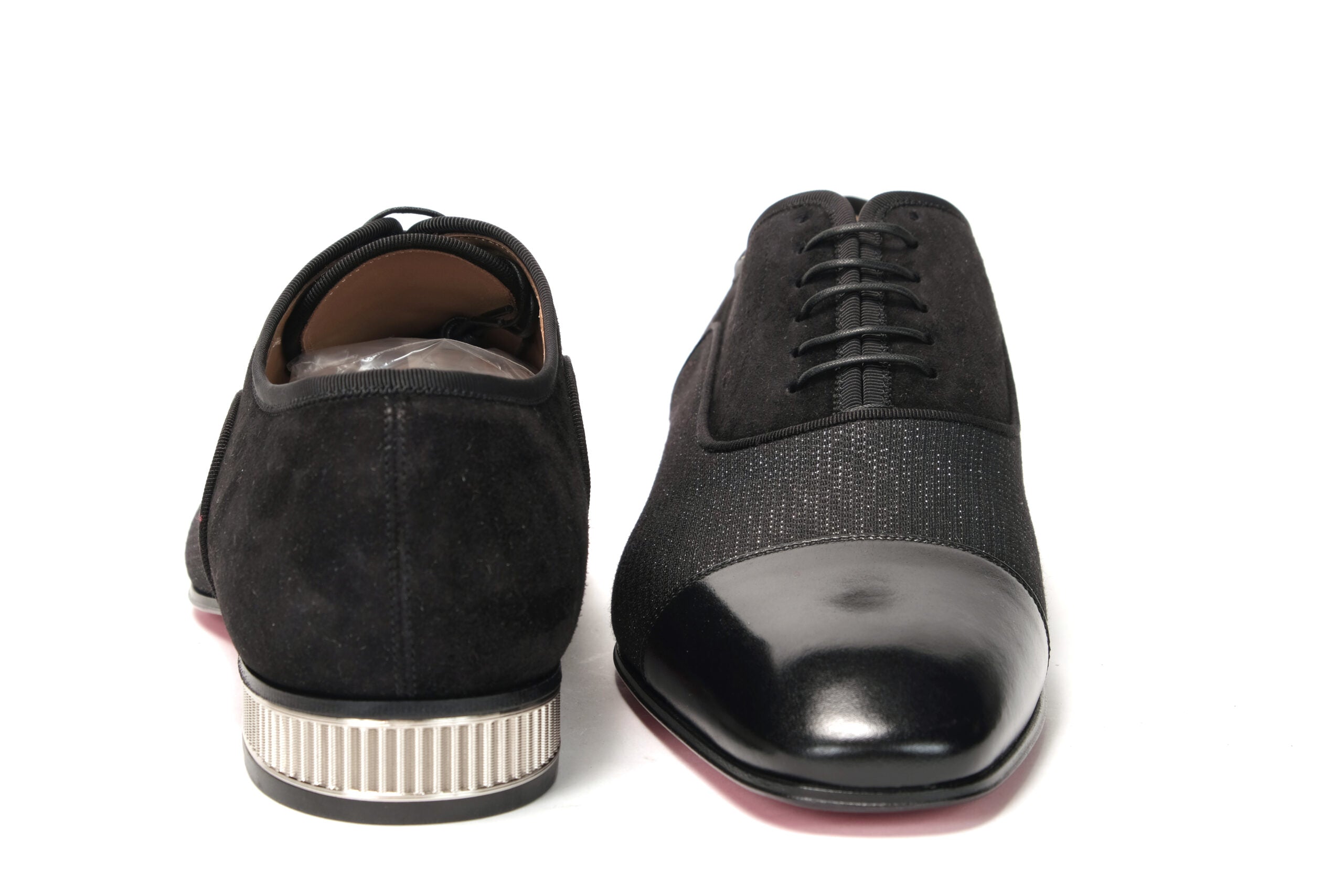 Christian Louboutin Black Met Greggo Flat Shoes - DEA STILOSA MILANO