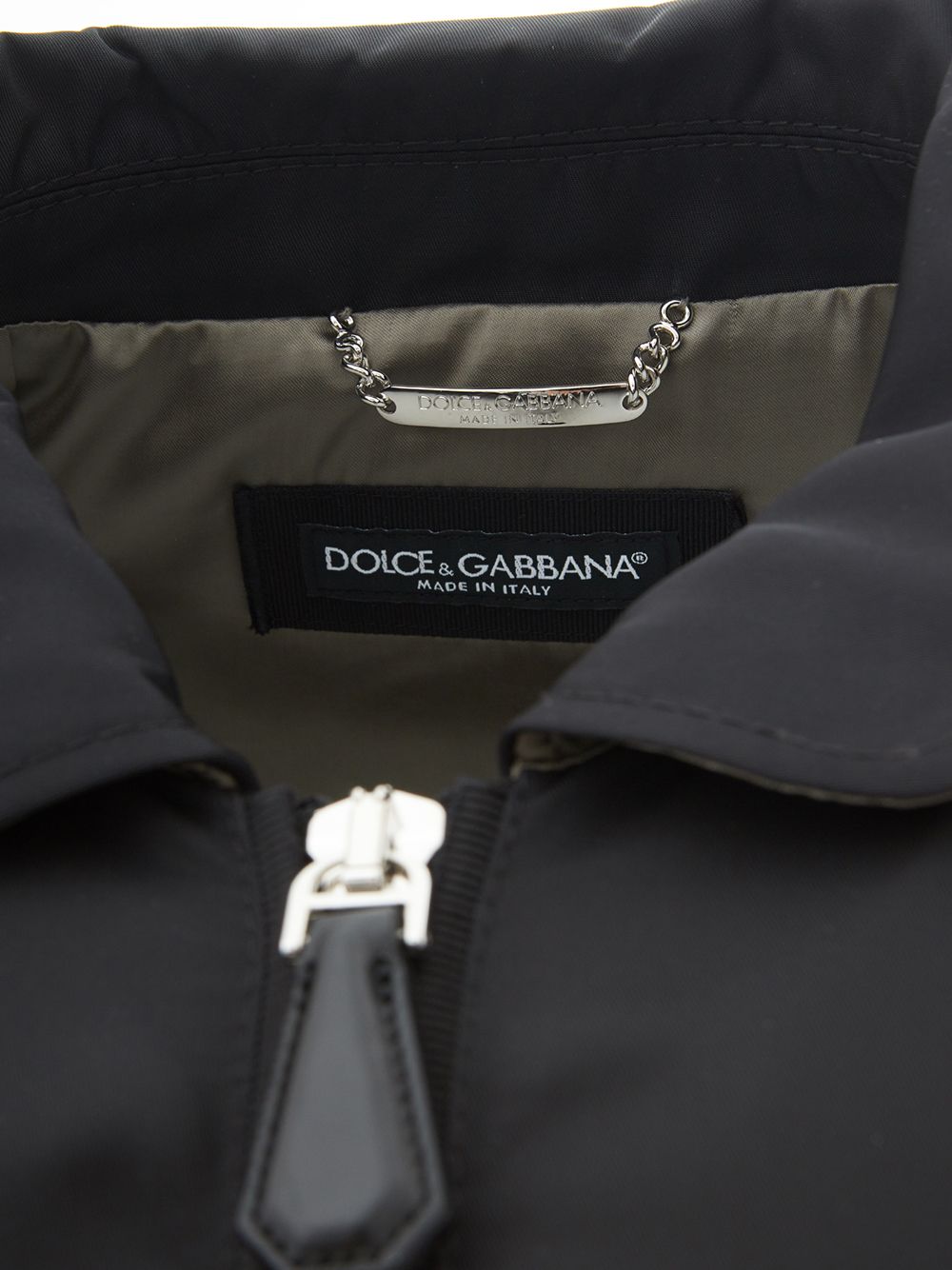 Dolce & Gabbana Black Bomber Jacket - DEA STILOSA MILANO