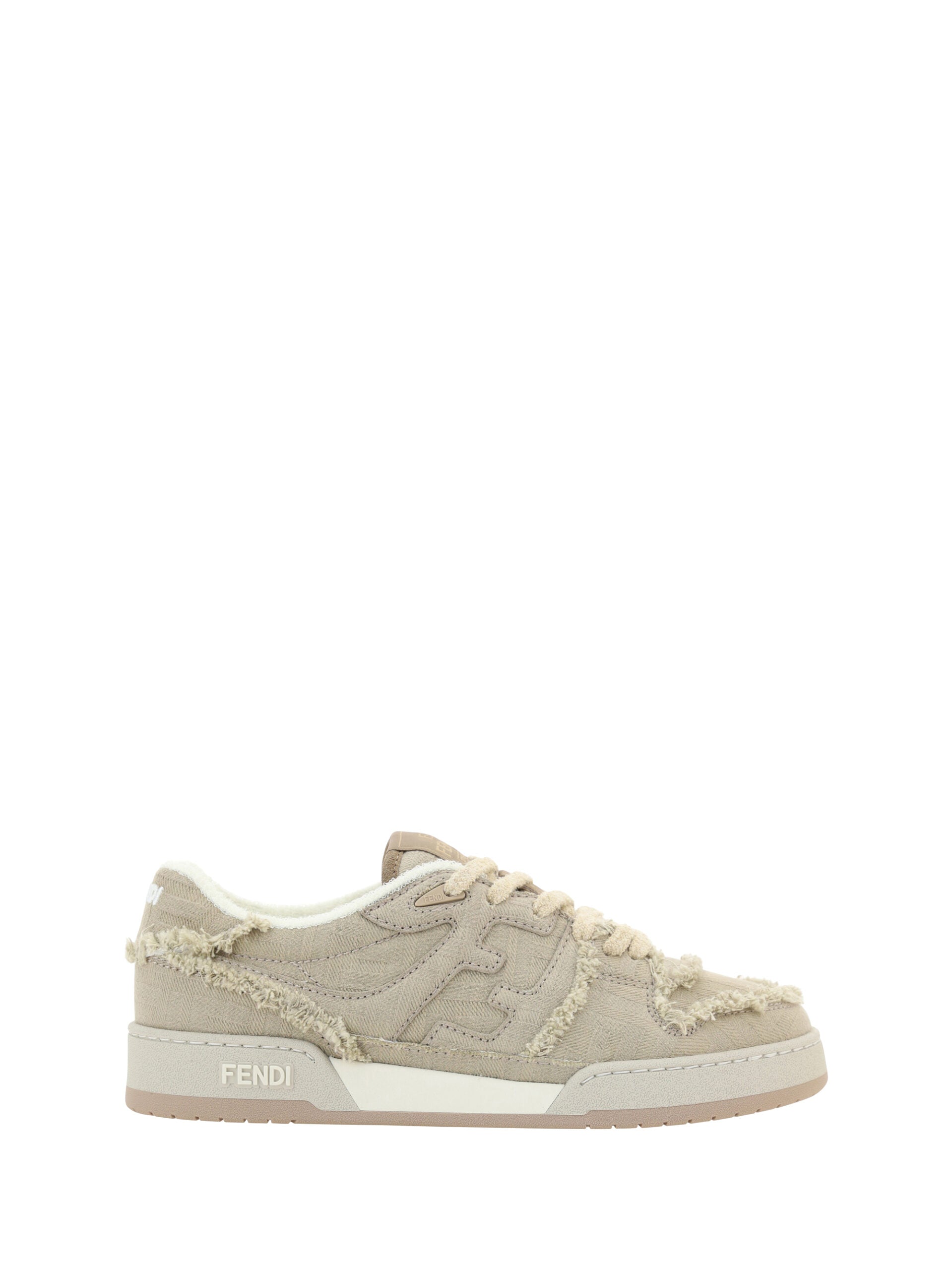 Fendi Grey Calf Leather Low Top Sneakers - DEA STILOSA MILANO