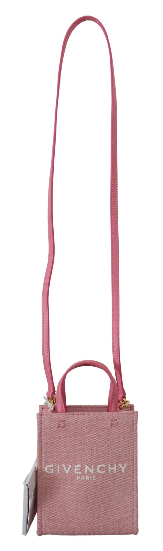 Givenchy Pink Coated Canvas Vertical Mini Shoulder Bag - DEA STILOSA MILANO