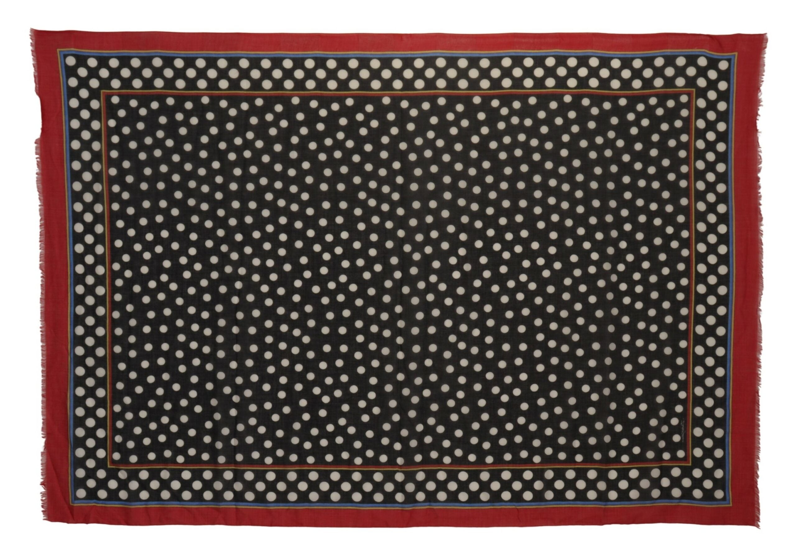 Dolce & Gabbana Multicolor Polka Dots Neck Wrap Shawl Scarf - DEA STILOSA MILANO