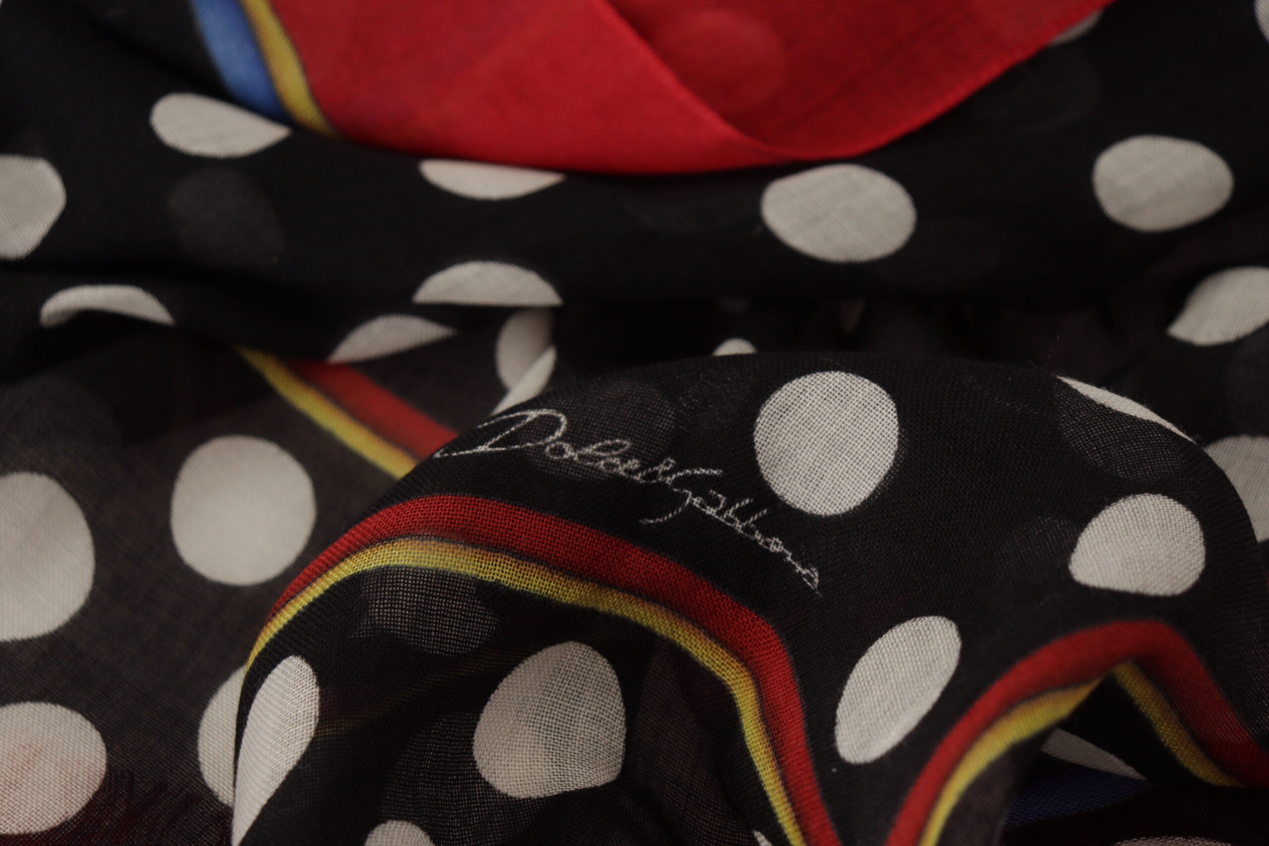 Dolce & Gabbana Multicolor Polka Dots Neck Wrap Shawl Scarf - DEA STILOSA MILANO