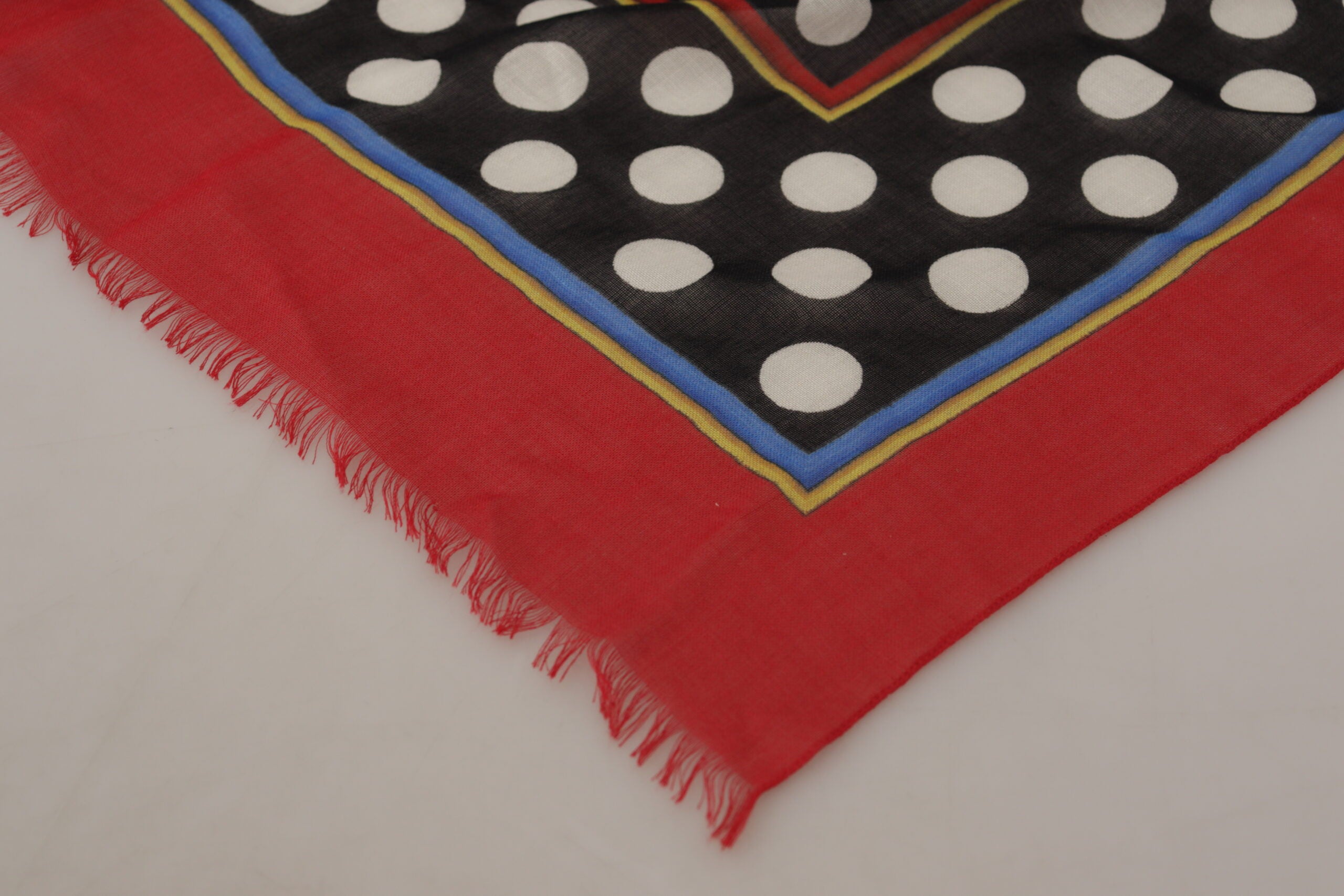 Dolce & Gabbana Multicolor Polka Dots Neck Wrap Shawl Scarf - DEA STILOSA MILANO