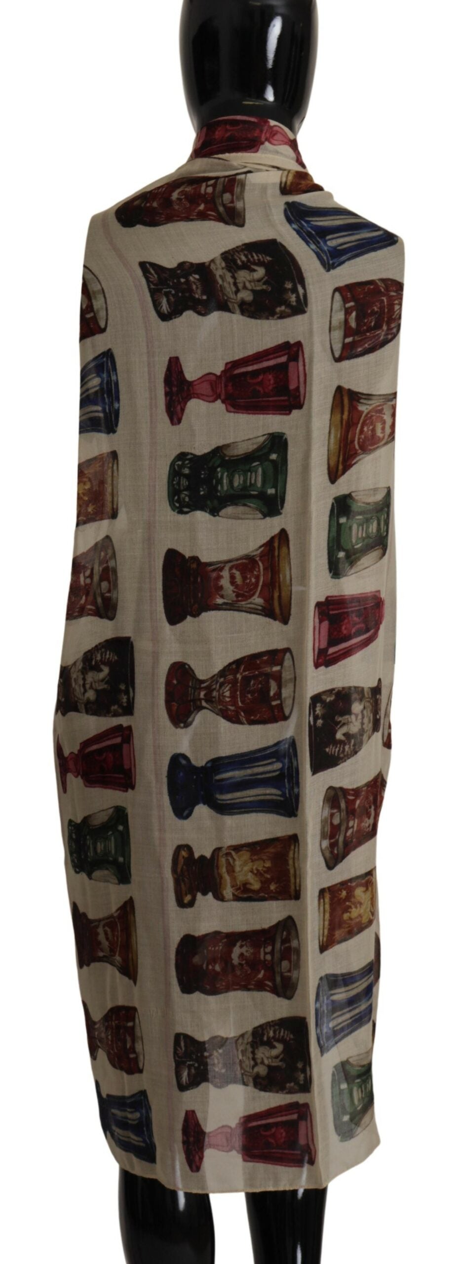 Dolce & Gabbana Multicolor Printed Shawl Wrap Scarf - DEA STILOSA MILANO