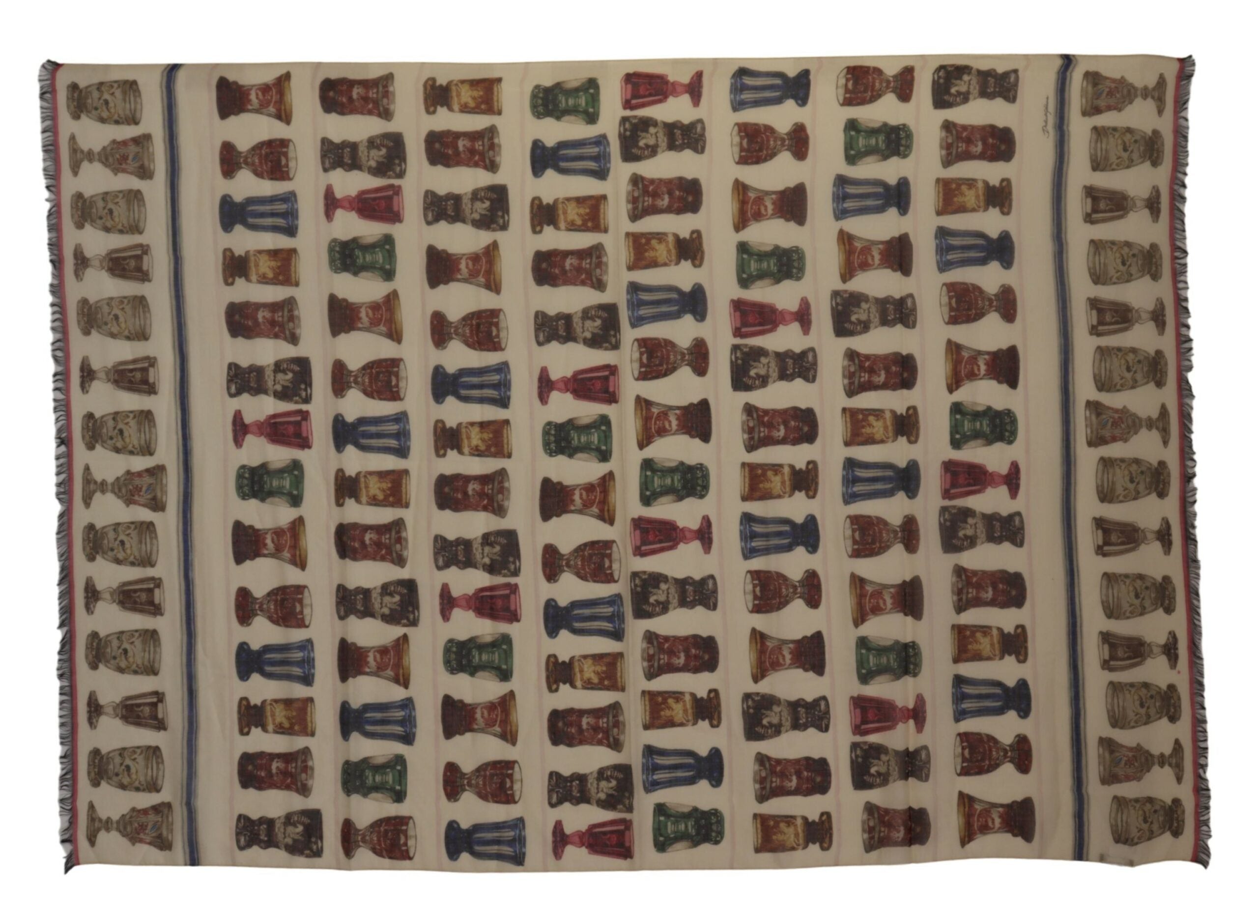 Dolce & Gabbana Multicolor Printed Shawl Wrap Scarf - DEA STILOSA MILANO