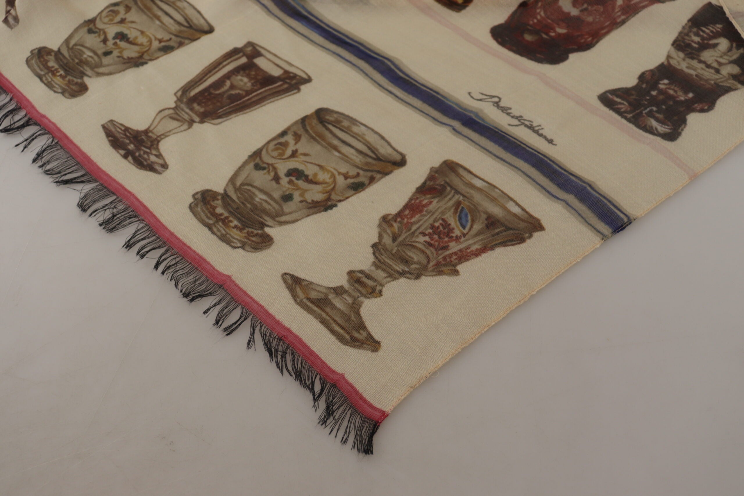Dolce & Gabbana Multicolor Printed Shawl Wrap Scarf - DEA STILOSA MILANO