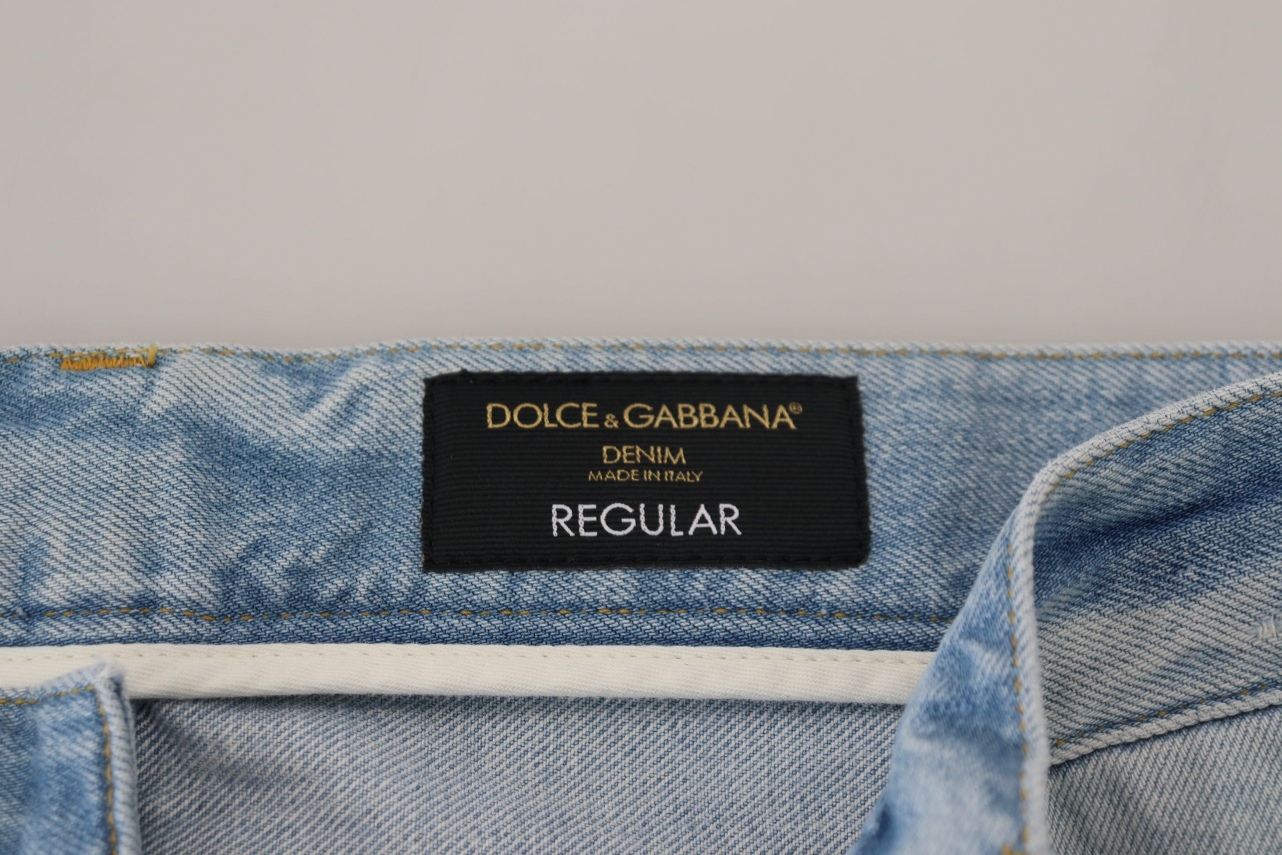 Dolce & Gabbana Light Blue Cotton Tattered Casual Denim Jeans - DEA STILOSA MILANO