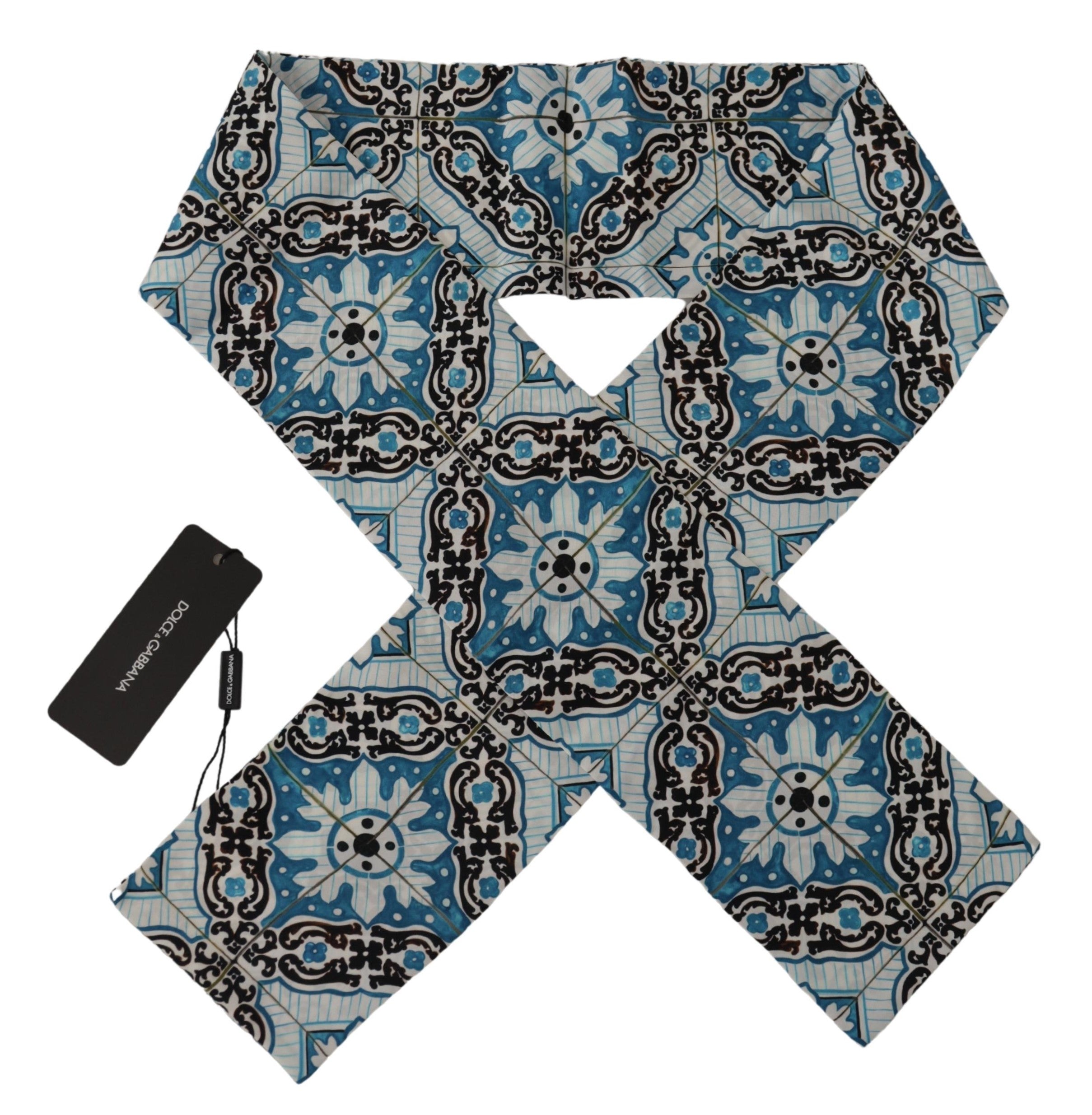Dolce & Gabbana Multicolor Majolica Patterned Scarf Shawl Scarf - DEA STILOSA MILANO