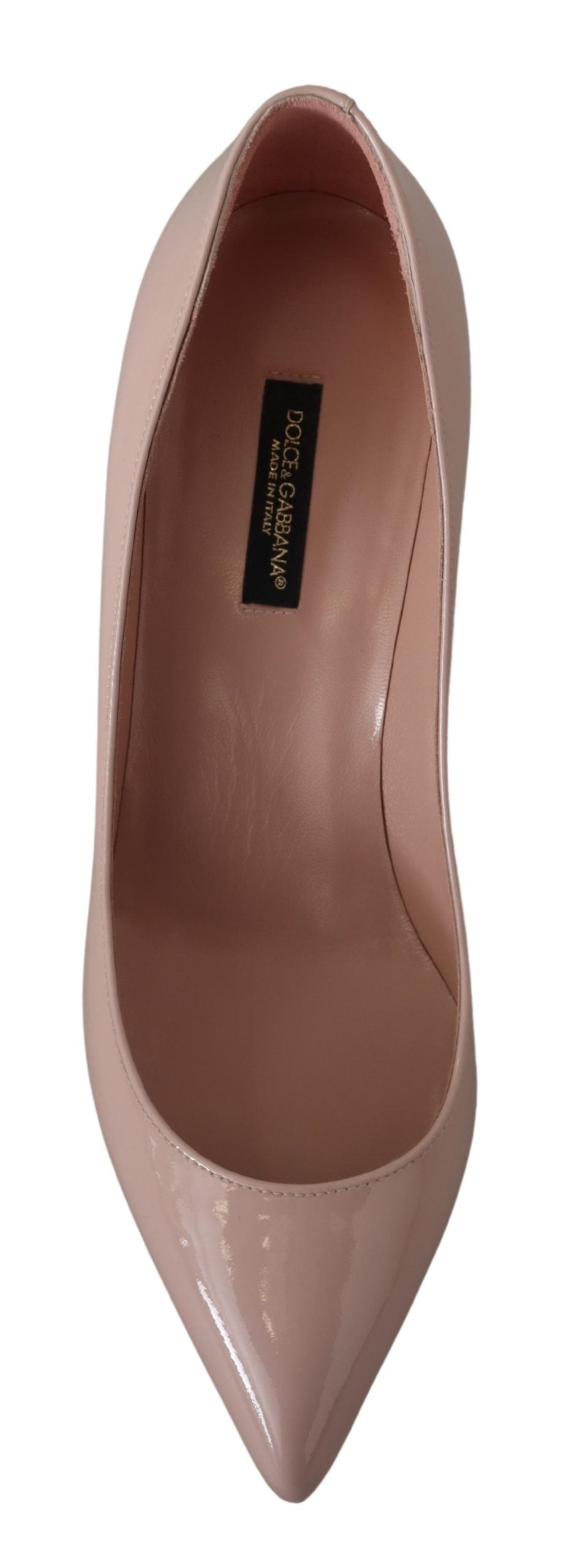 Dolce & Gabbana Pink Patent Leather Kitten Heels Pumps Shoes - DEA STILOSA MILANO