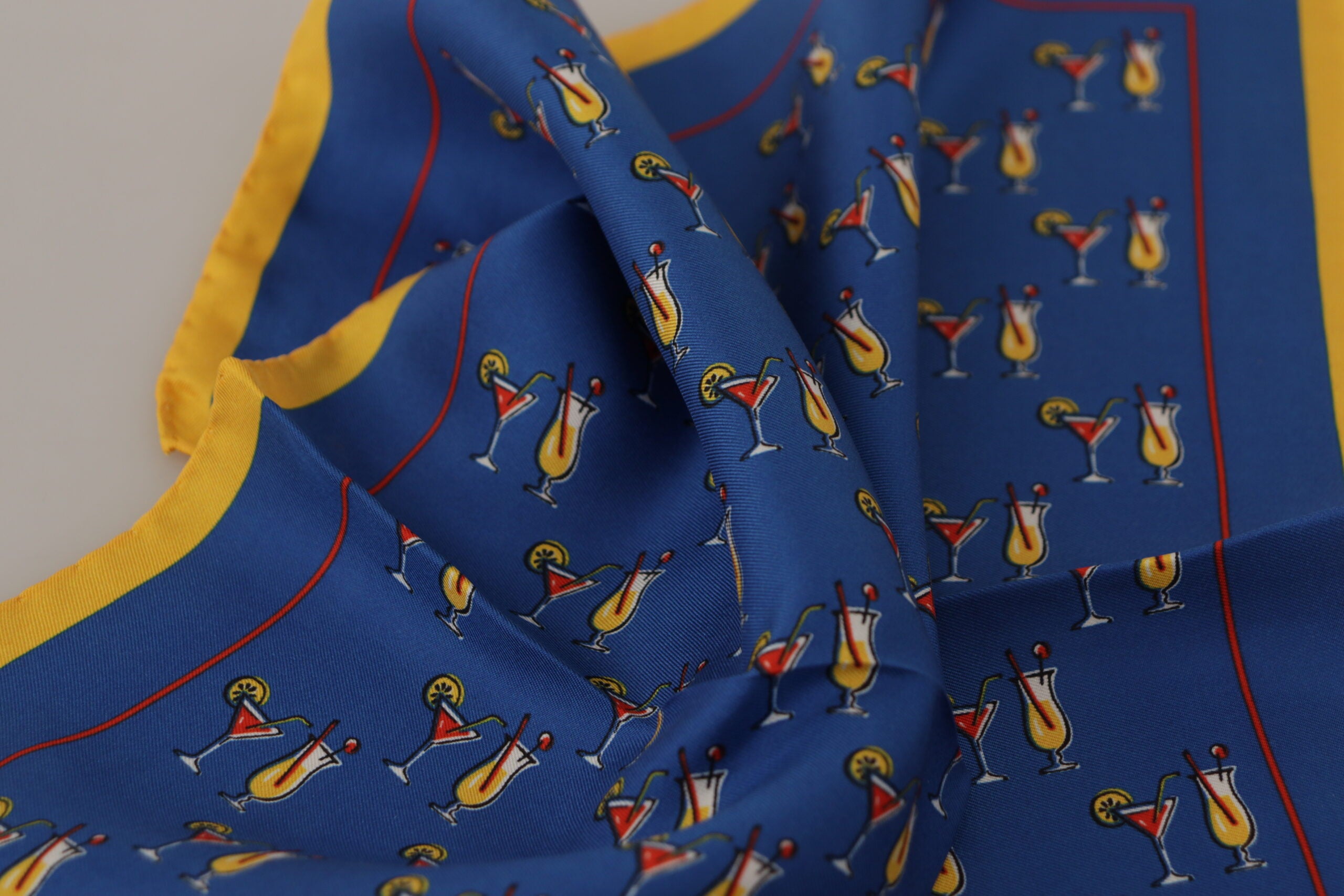 Dolce & Gabbana Multicolor Printed DG Logo Square Handkerchief Scarf - DEA STILOSA MILANO