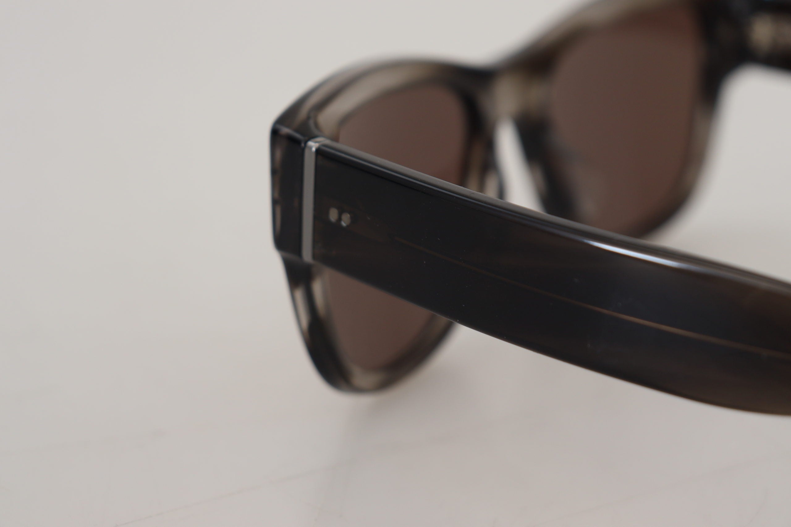Dolce & Gabbana Brown Acetate Square DG338F Sunglasses - DEA STILOSA MILANO