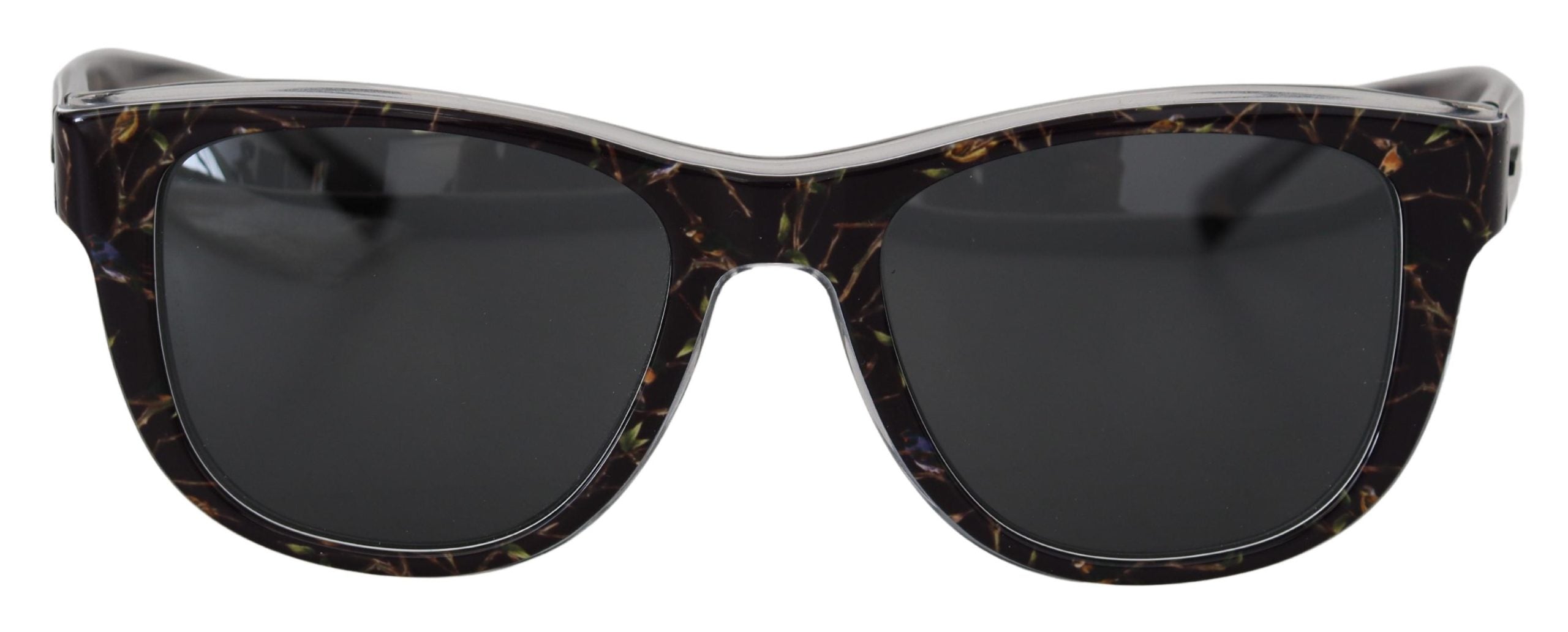 Dolce & Gabbana Black Bird Square Full Rim Acetate DG4284 Sunglasses - DEA STILOSA MILANO