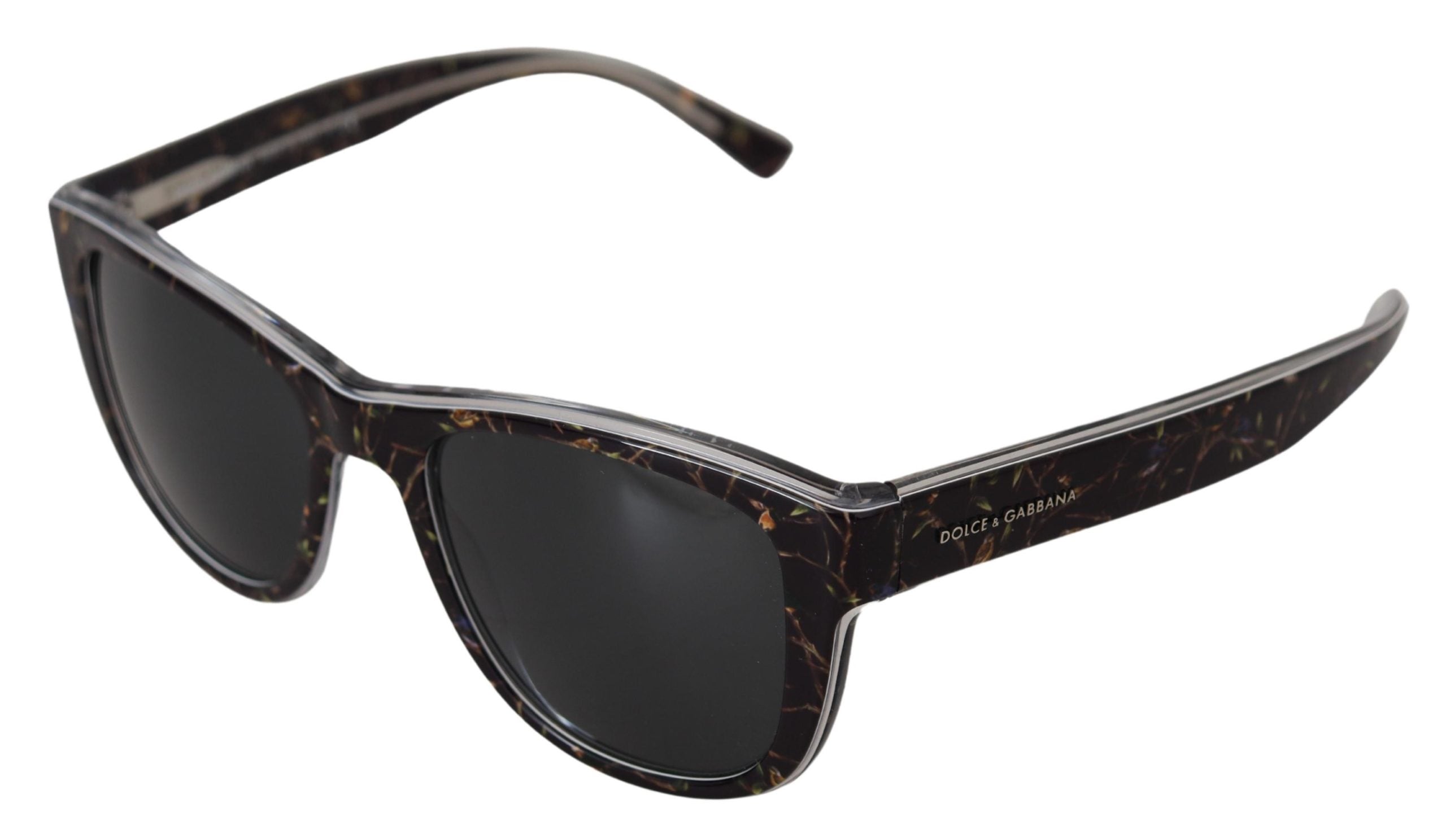 Dolce & Gabbana Black Bird Square Full Rim Acetate DG4284 Sunglasses - DEA STILOSA MILANO