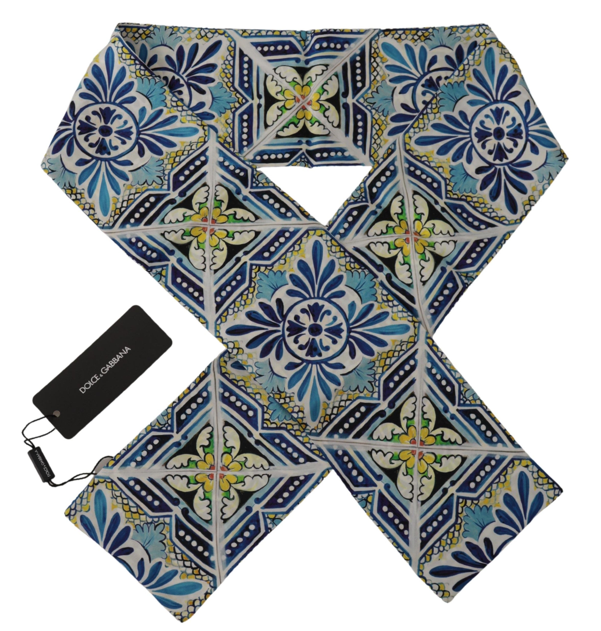 Dolce & Gabbana Multicolor Majolica Patterned Scarf Shawl Scarf - DEA STILOSA MILANO