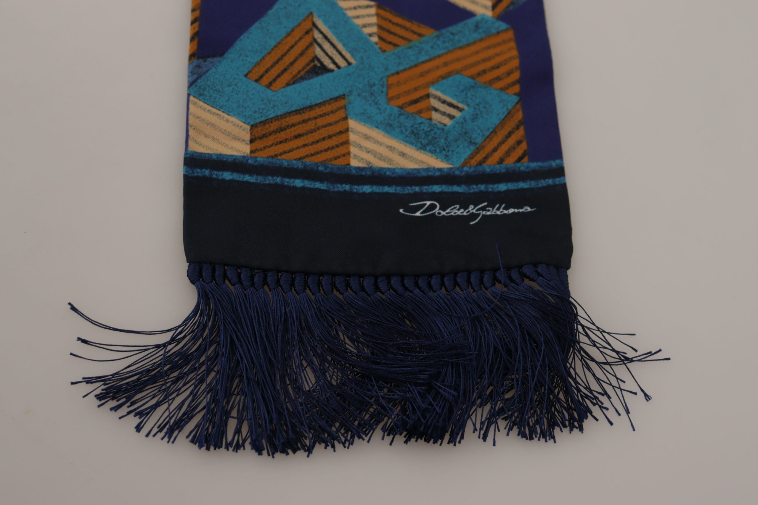 Dolce & Gabbana Multicolor Patterned Wrap Shawl Fringe Scarf - DEA STILOSA MILANO