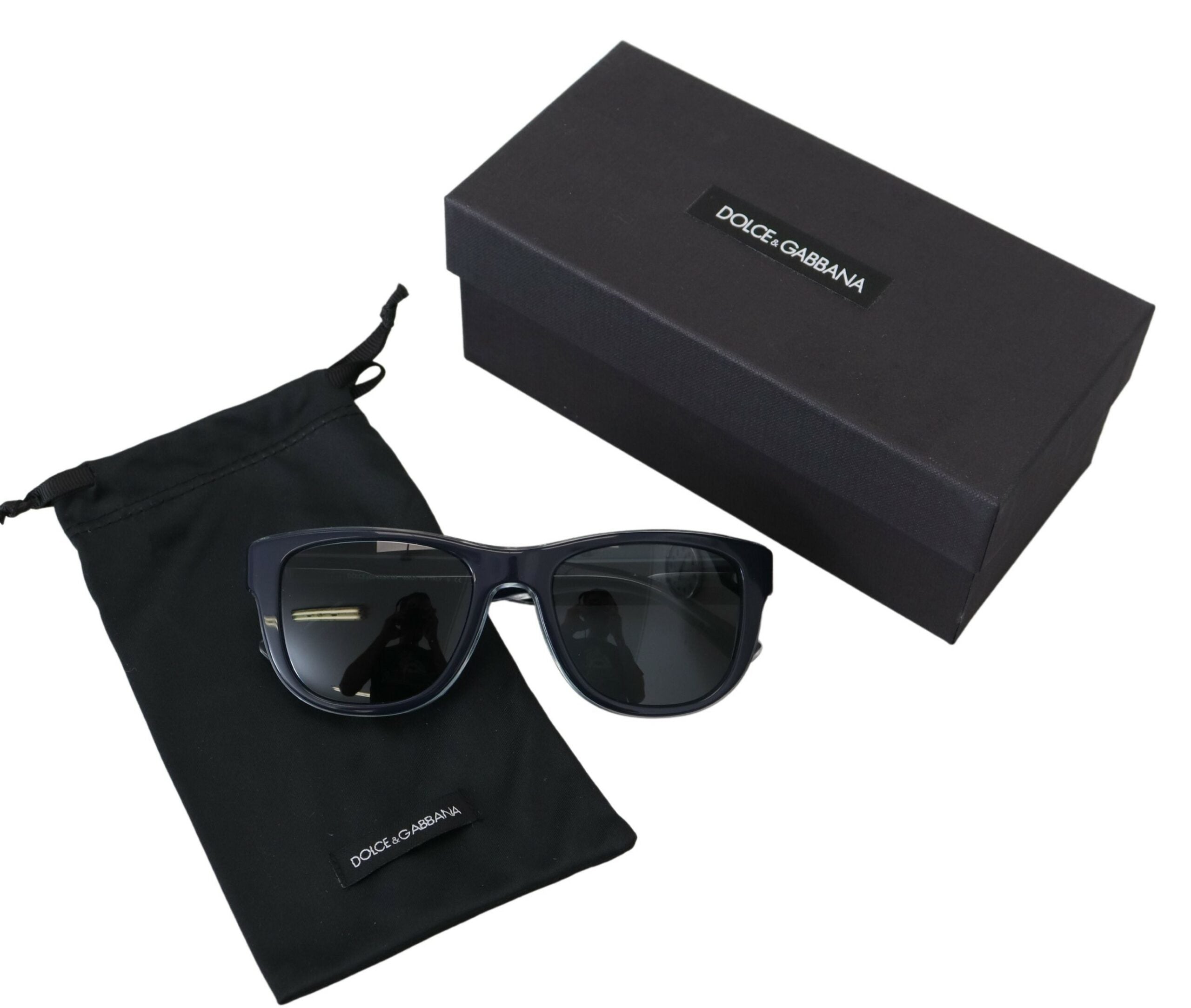 Dolce & Gabbana Blue DG4284 Plastic Full Rim Mirror Lens Sunglasses - DEA STILOSA MILANO