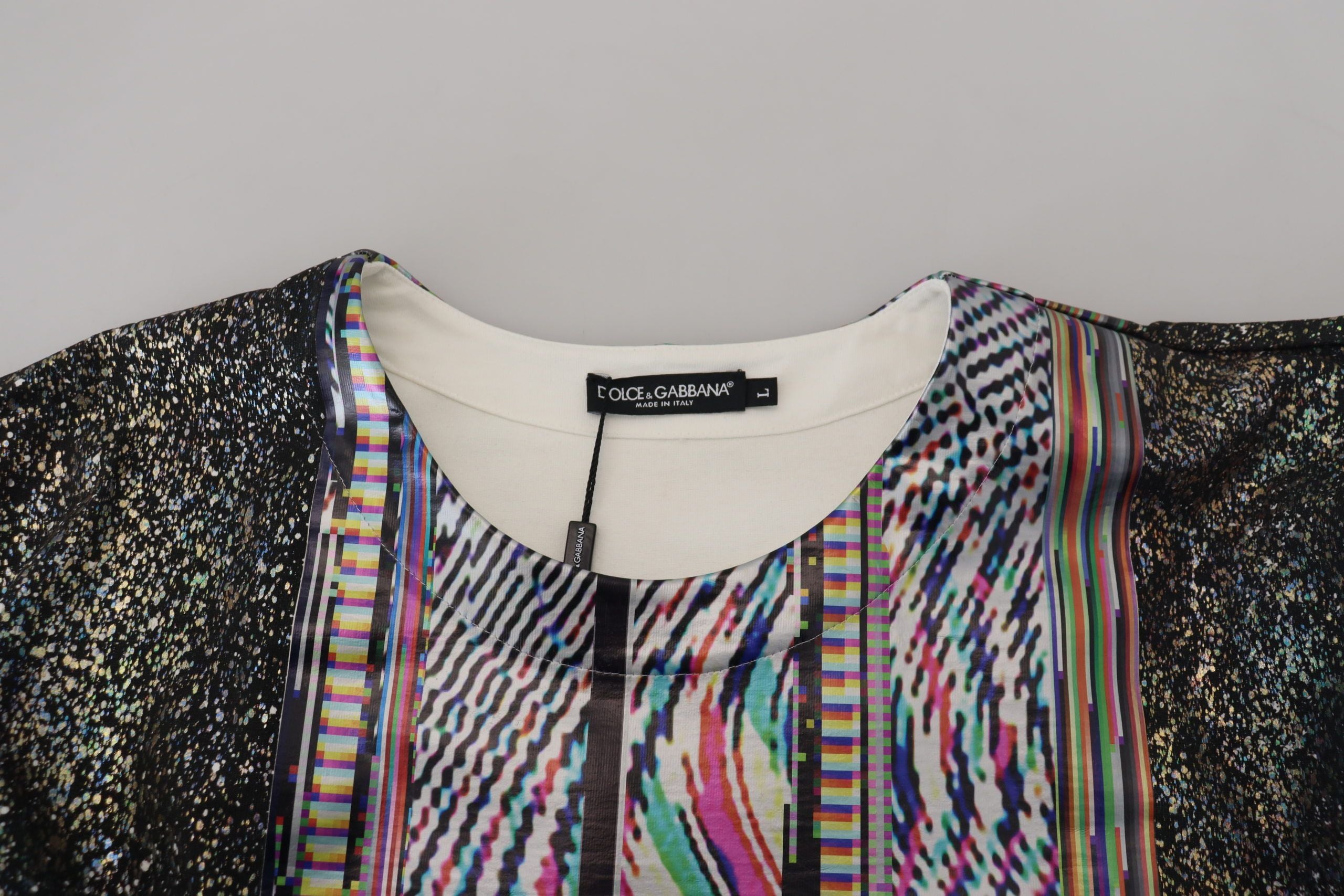 Dolce & Gabbana Multicolor Patterned Short Sleeves T-shirt - DEA STILOSA MILANO