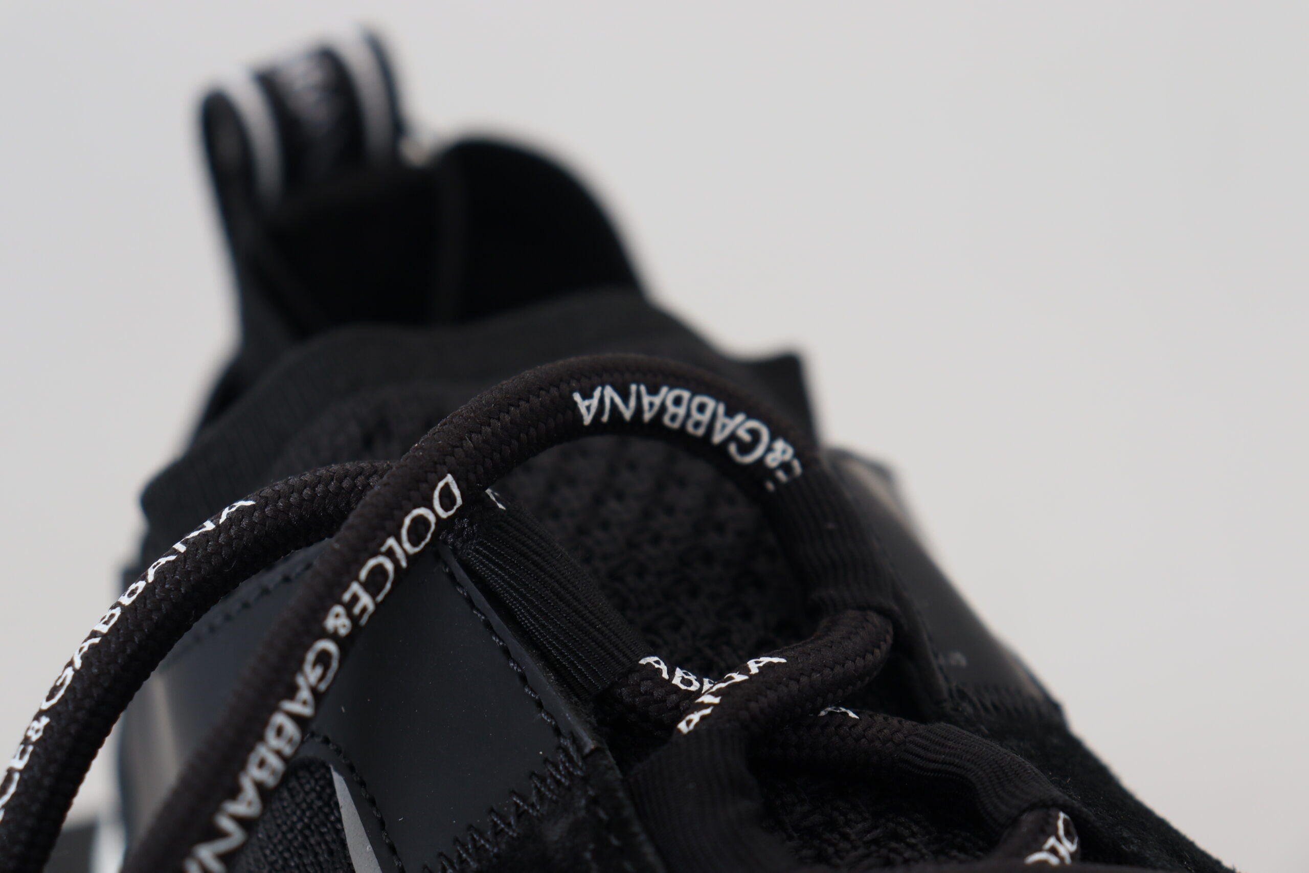 Dolce & Gabbana Black Mesh Sorrento Trekking Sneakers Shoes - DEA STILOSA MILANO