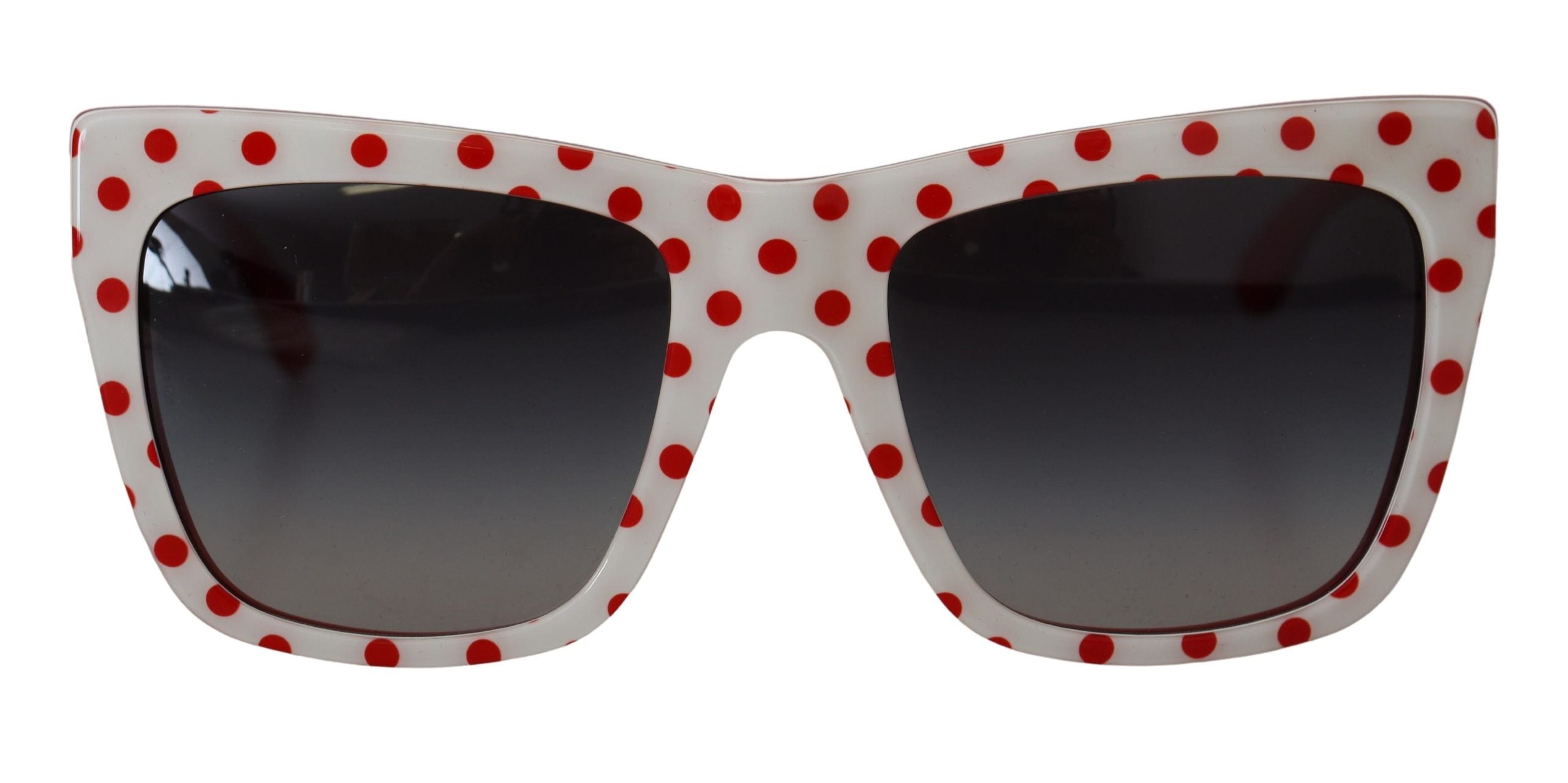 Dolce & Gabbana White Red Polka Dots Acetate DG4228 Sunglasses - DEA STILOSA MILANO
