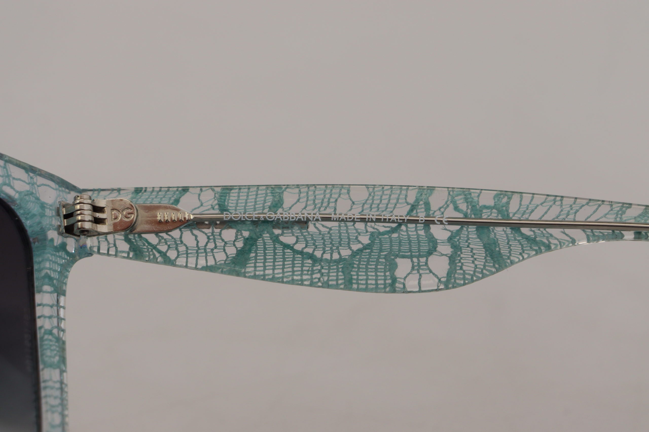 Dolce & Gabbana Blue Lace Crystal Acetate Butterfly DG419C Sunglasses - DEA STILOSA MILANO