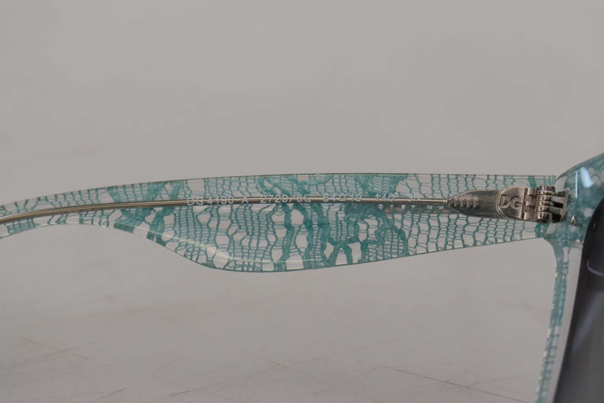 Dolce & Gabbana Blue Lace Crystal Acetate Butterfly DG419C Sunglasses - DEA STILOSA MILANO