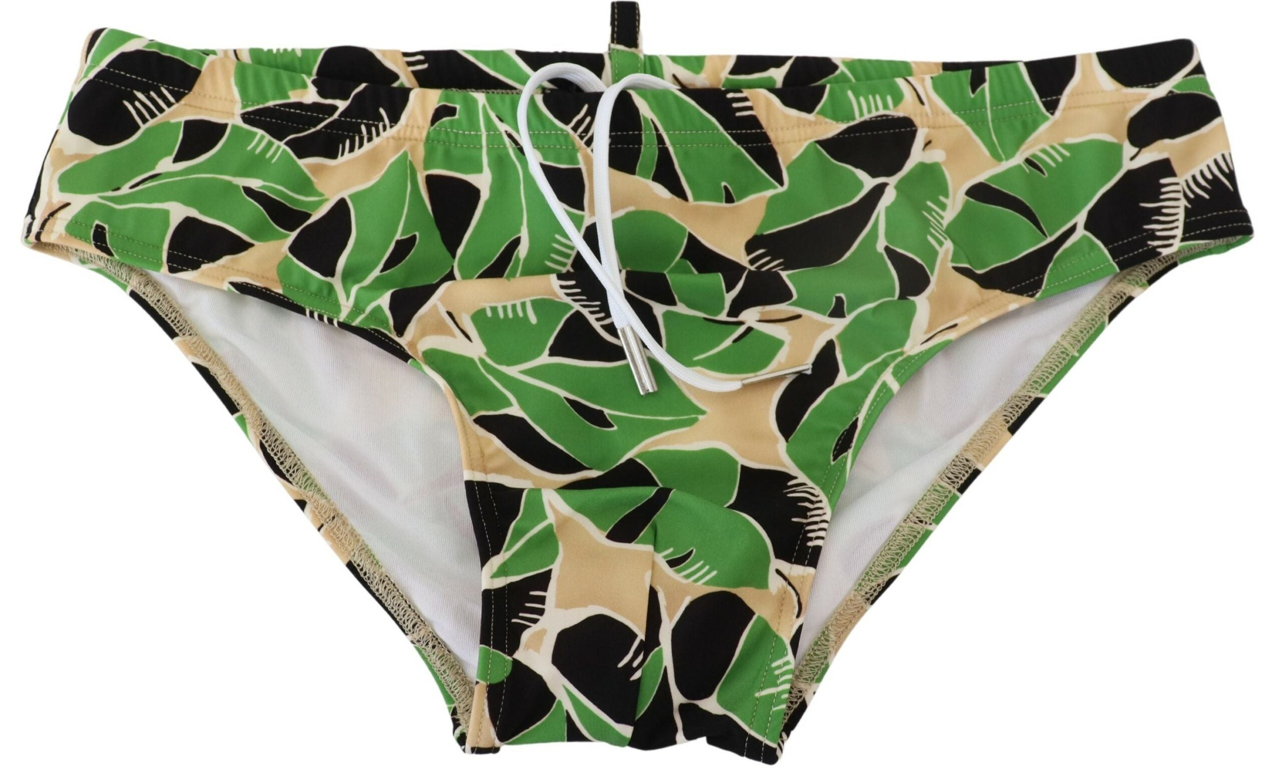 Dsquared² Multicolor Logo Printed Men Swim Brief Swimwear - DEA STILOSA MILANO