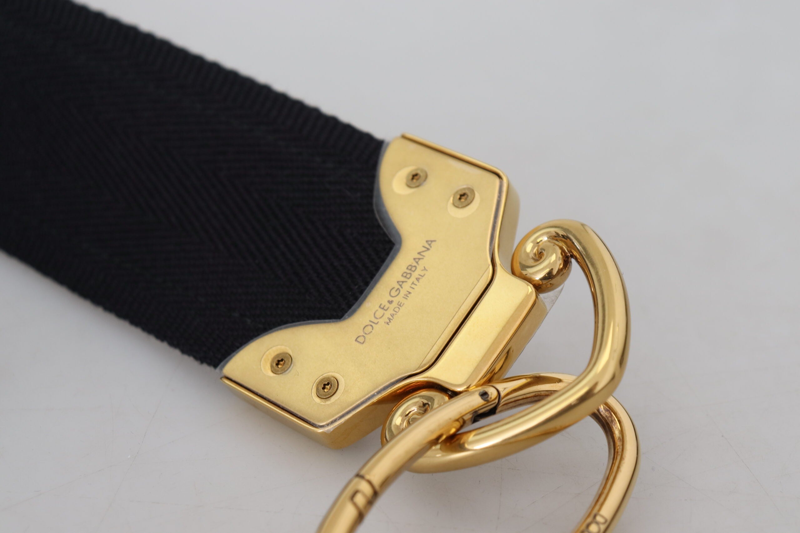 Dolce & Gabbana Black L'Amore E'Bellezza Bag Shoulder Strap - DEA STILOSA MILANO