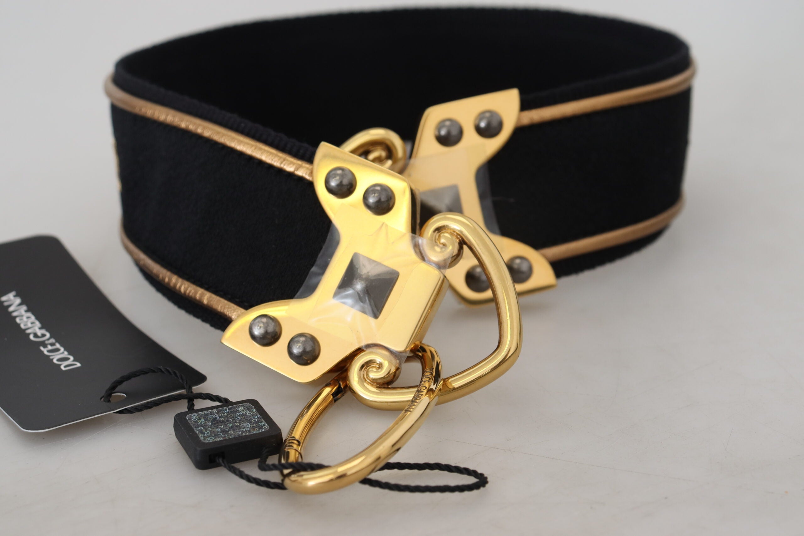 Dolce & Gabbana Black L'Amore E'Bellezza Bag Shoulder Strap - DEA STILOSA MILANO