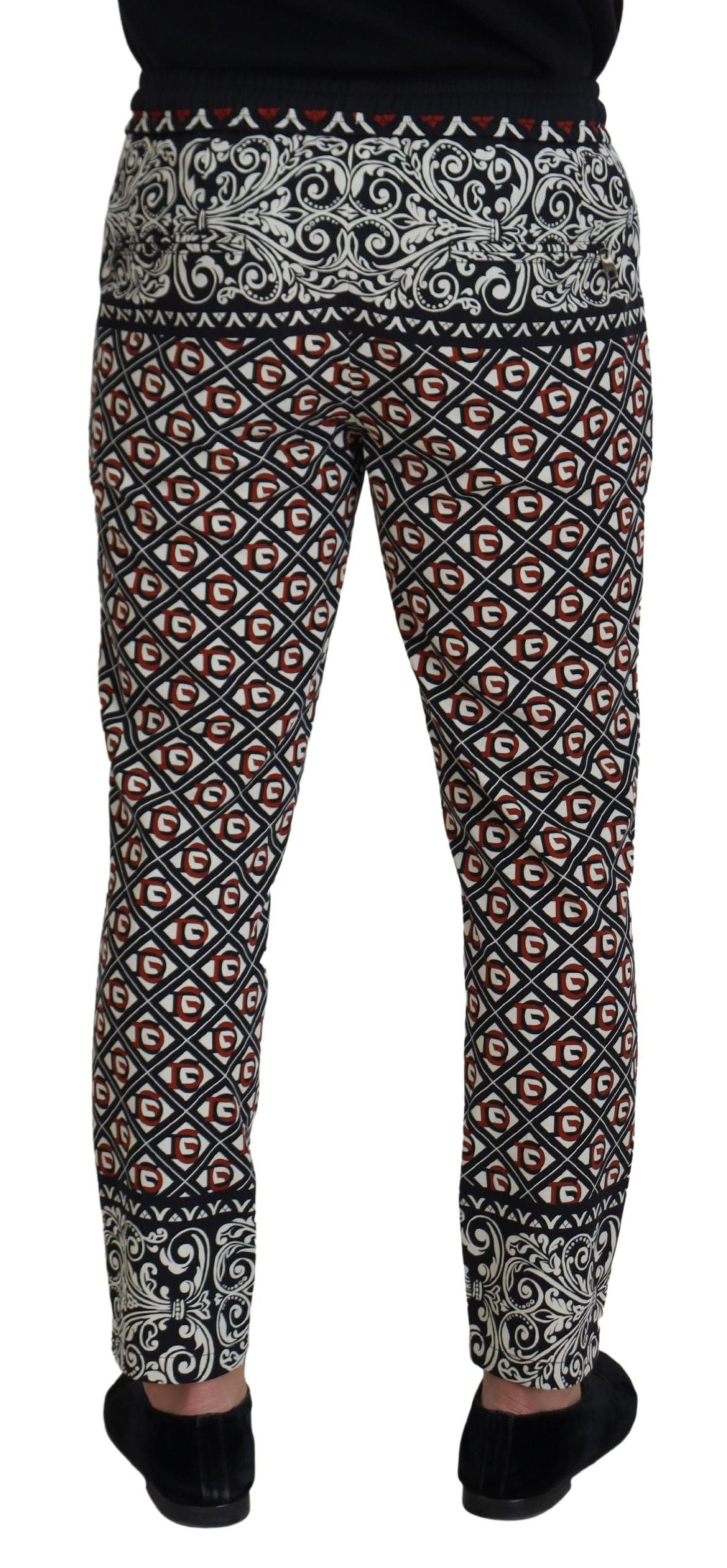 Dolce & Gabbana Multicolor Baroque Sweatpants Jogging Pants - DEA STILOSA MILANO