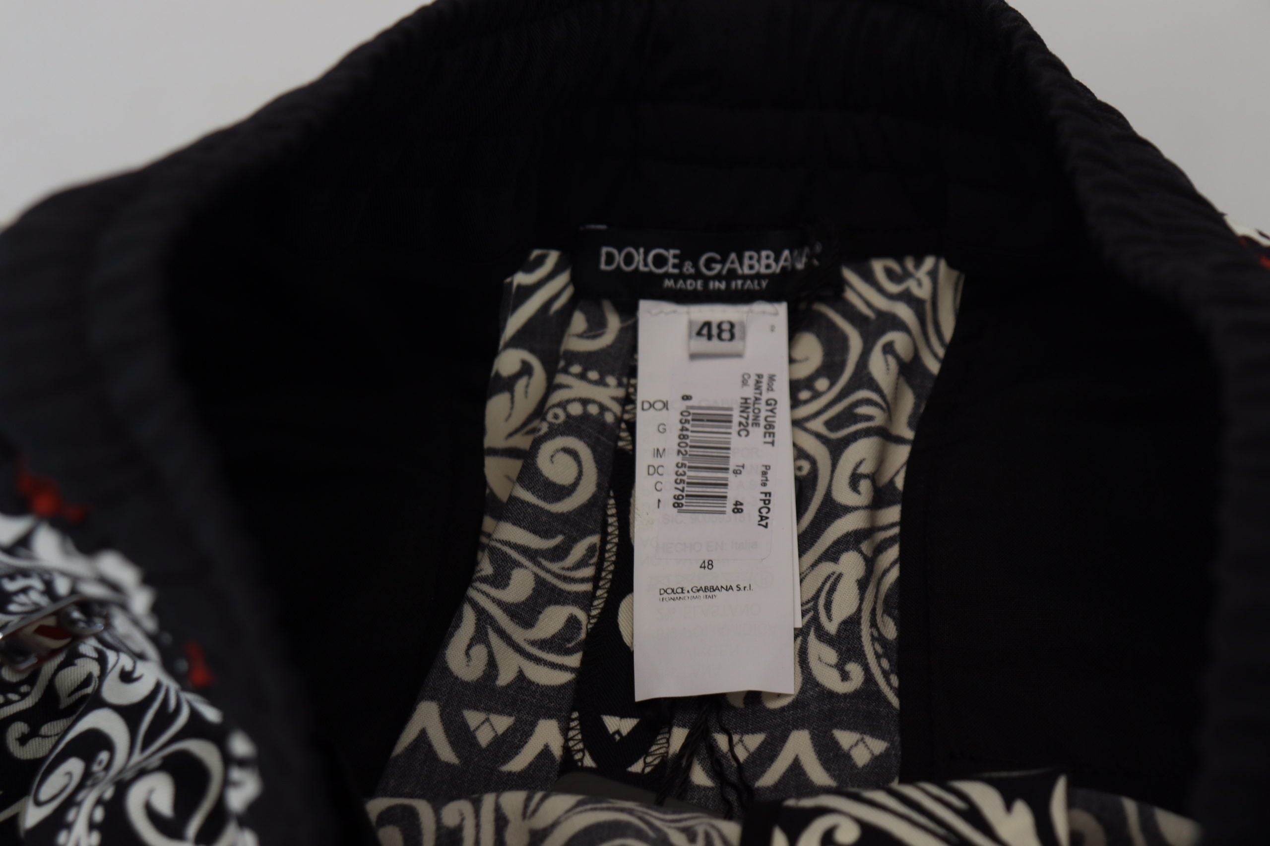 Dolce & Gabbana Multicolor Baroque Sweatpants Jogging Pants - DEA STILOSA MILANO