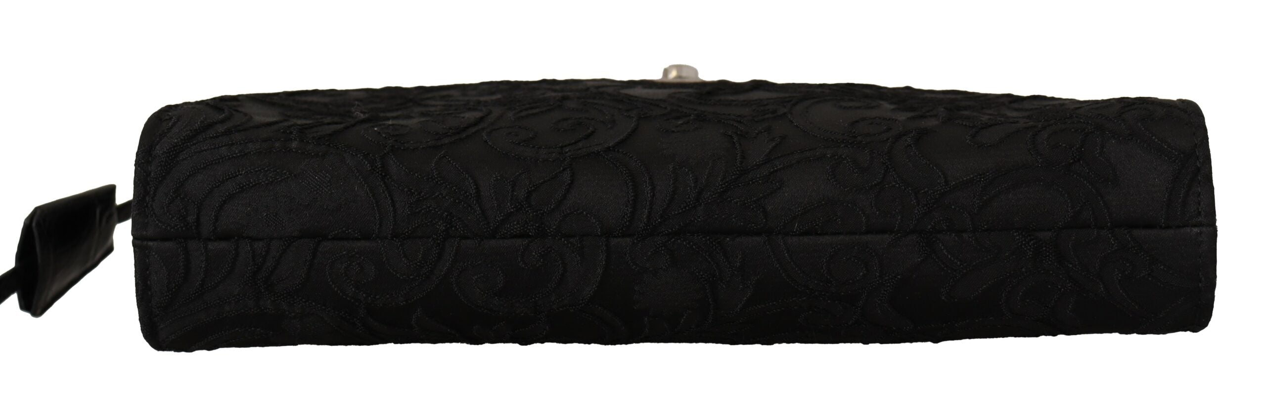 Dolce & Gabbana Black Jacquard Leather Document Briefcase Bag - DEA STILOSA MILANO