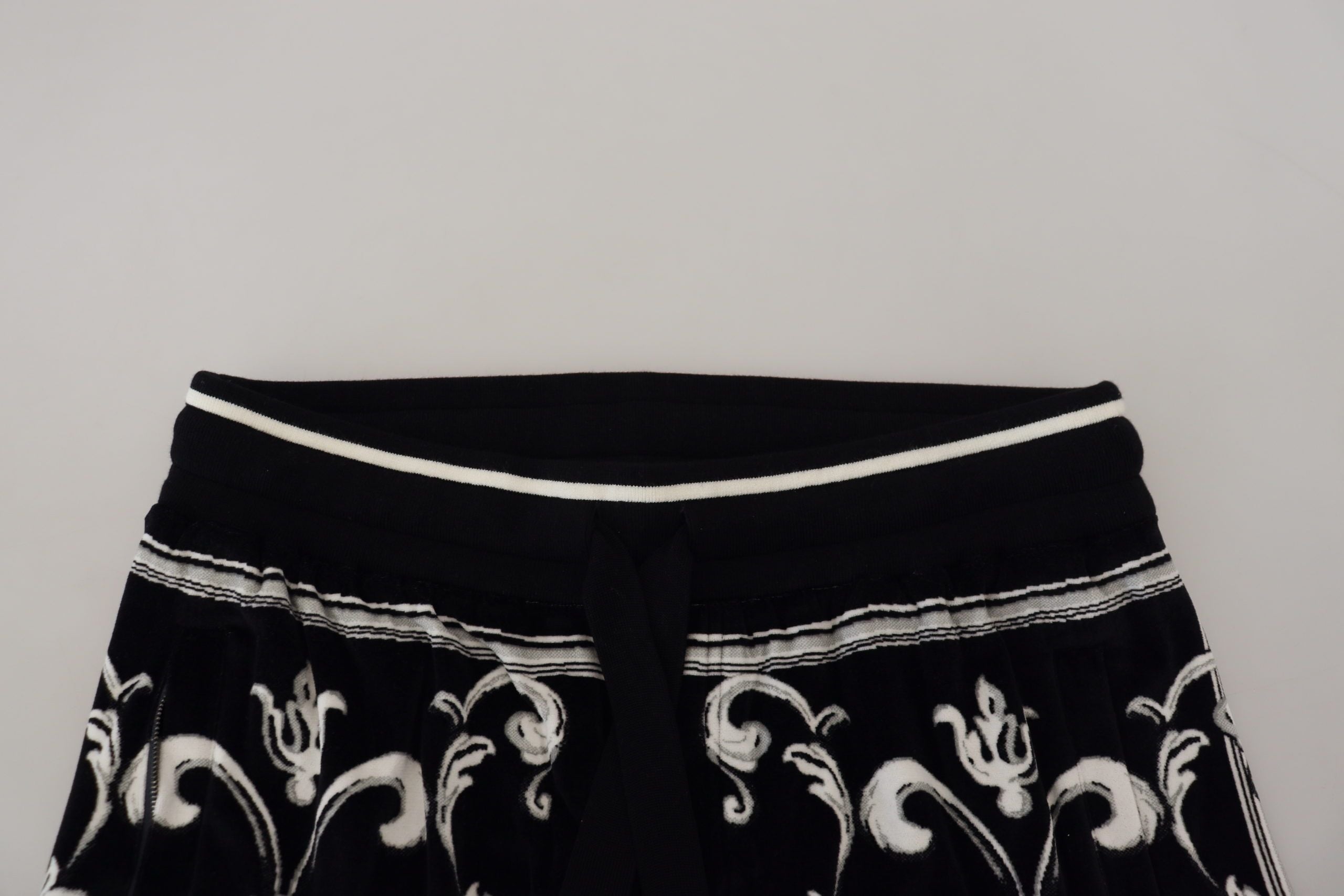 Dolce & Gabbana Black Cotton Heritage Sweatpants Jogging Pants - DEA STILOSA MILANO