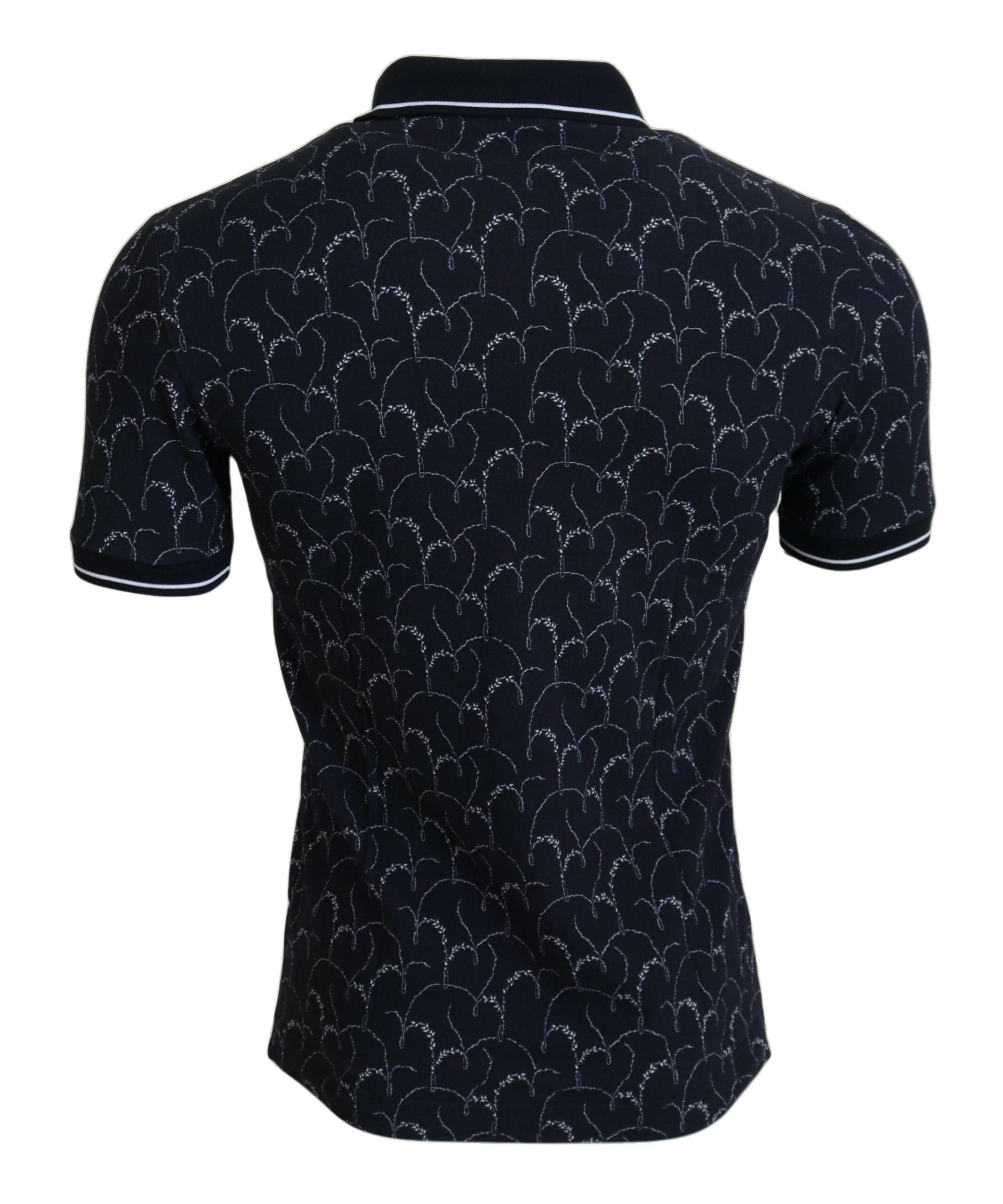 Dolce & Gabbana Blue Crown Collar Short Sleeve Polo T-shirt - DEA STILOSA MILANO