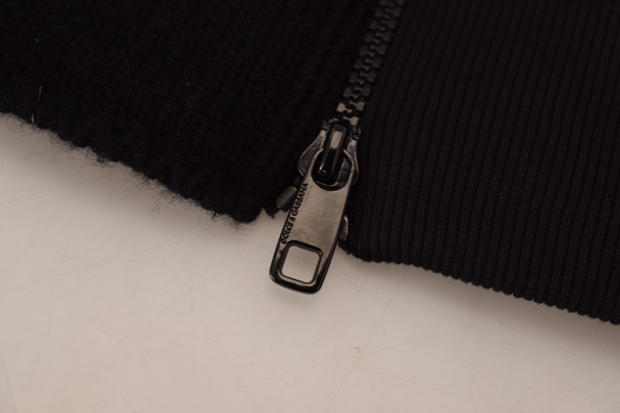 Dolce & Gabbana Black DG Logo Cotton Pullover Sweater - DEA STILOSA MILANO