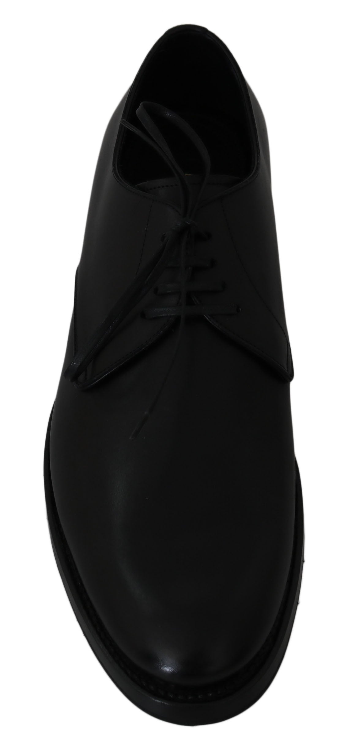 Dolce & Gabbana Black Leather Derby Formal Dress Shoes - DEA STILOSA MILANO