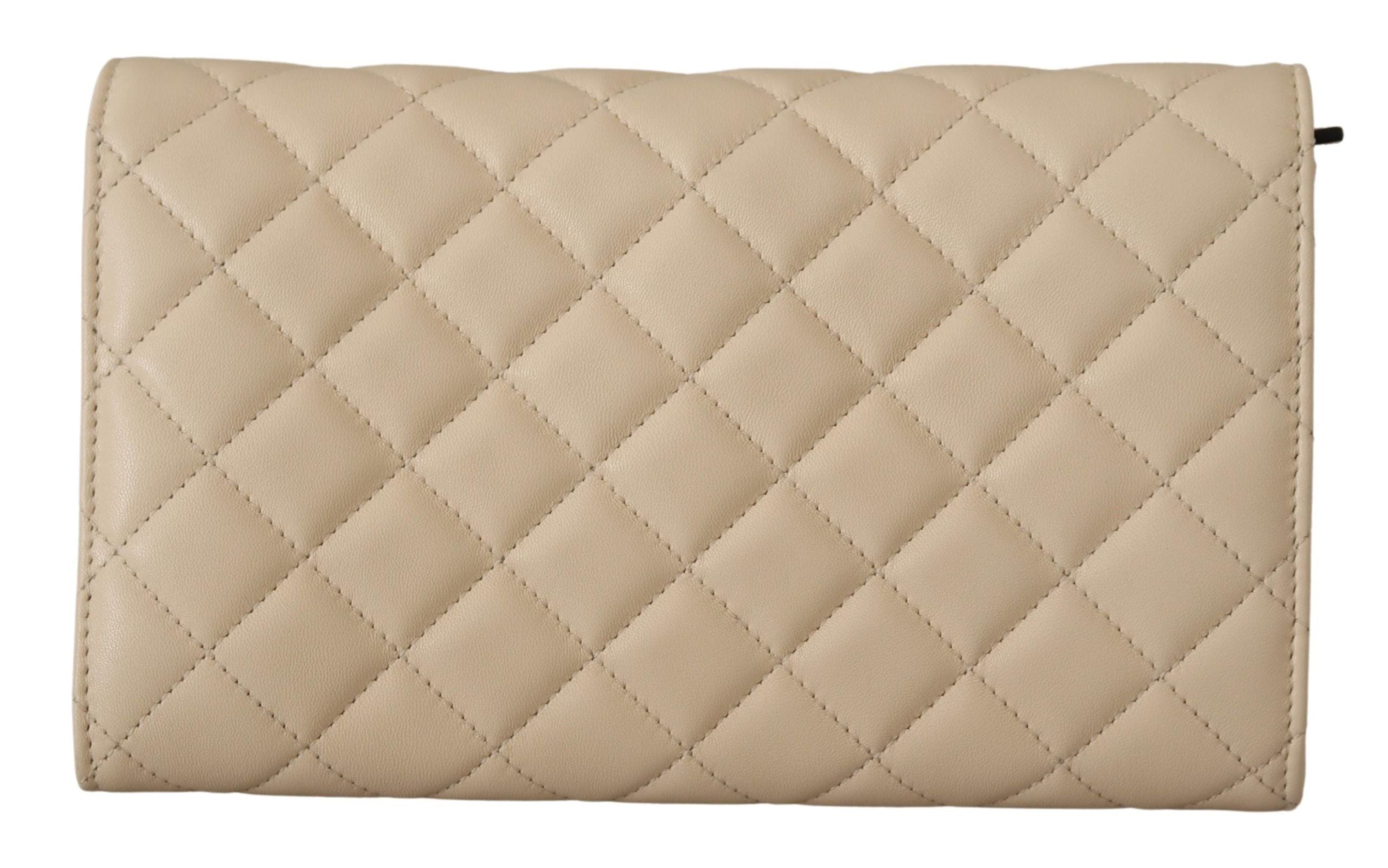 Versace White Nappa Leather Medusa Evening Bag - DEA STILOSA MILANO