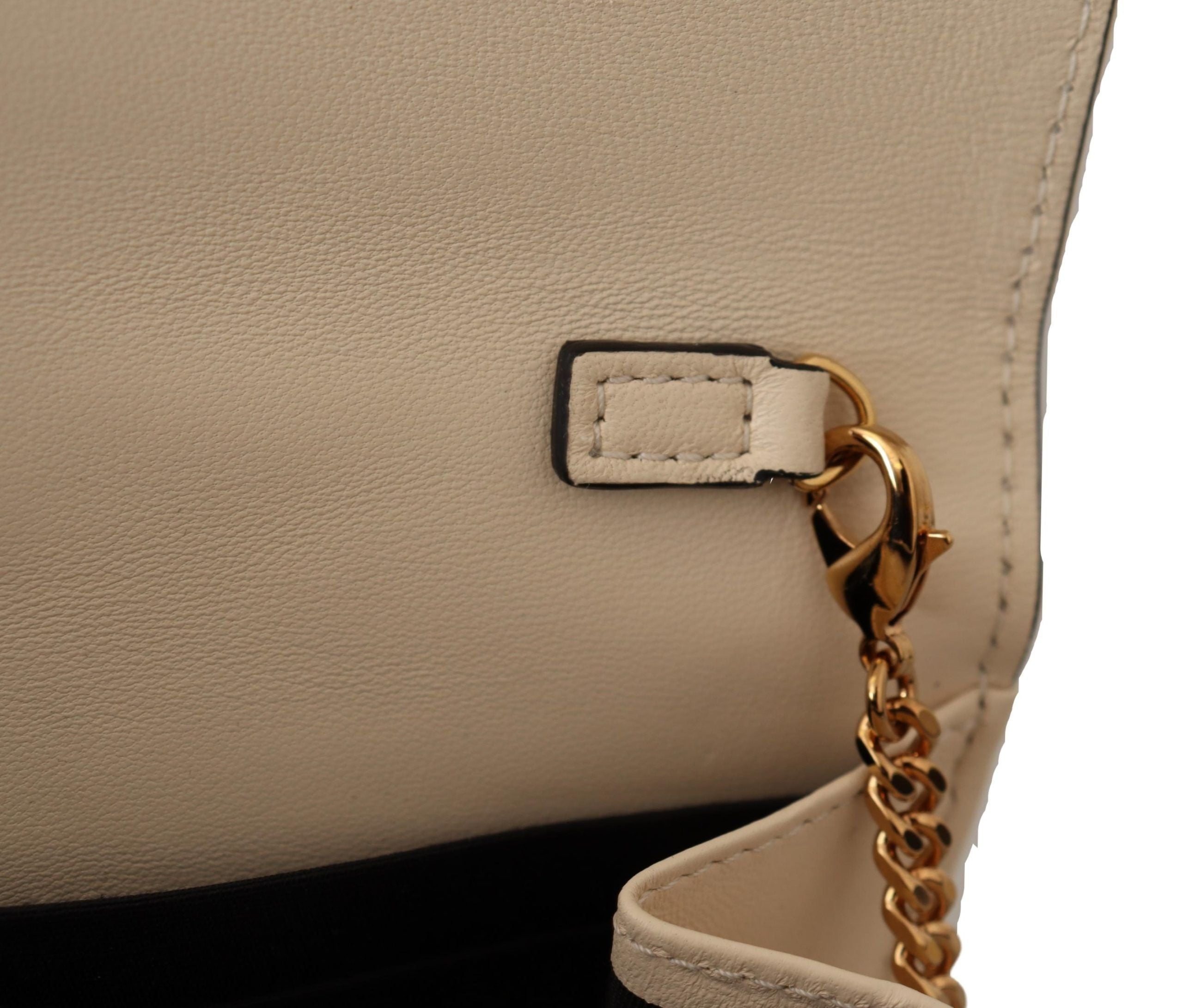 Versace White Nappa Leather Medusa Evening Bag - DEA STILOSA MILANO