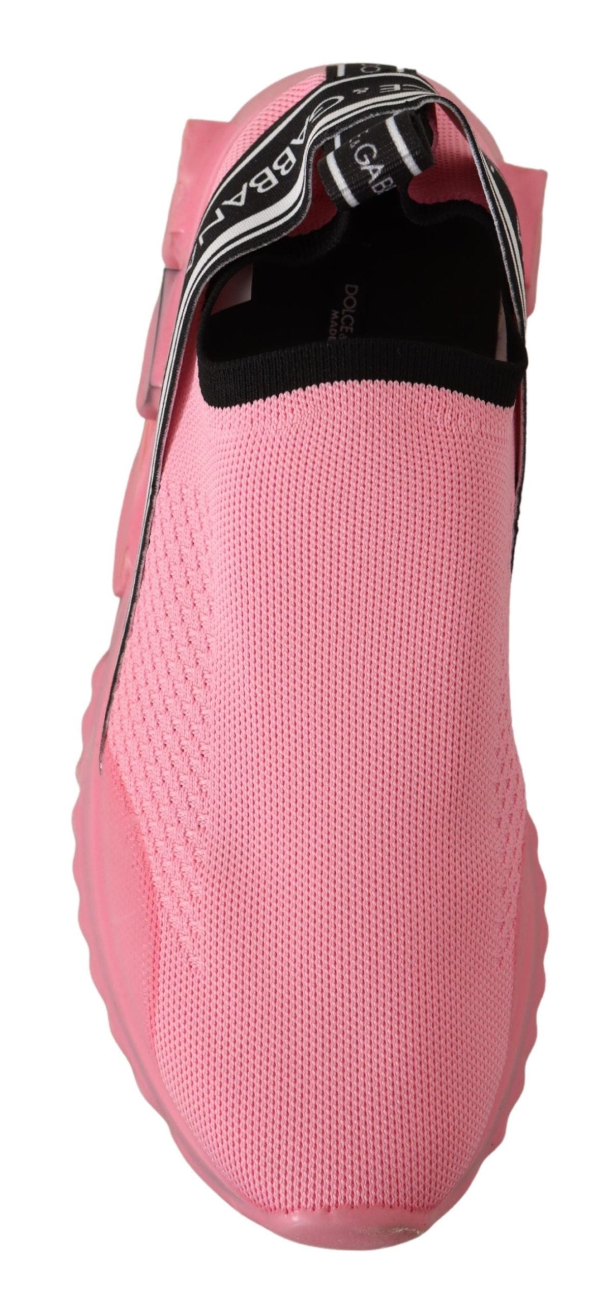 Dolce & Gabbana Pink Low Top Slip On Casual Sorrento Sneakers - DEA STILOSA MILANO