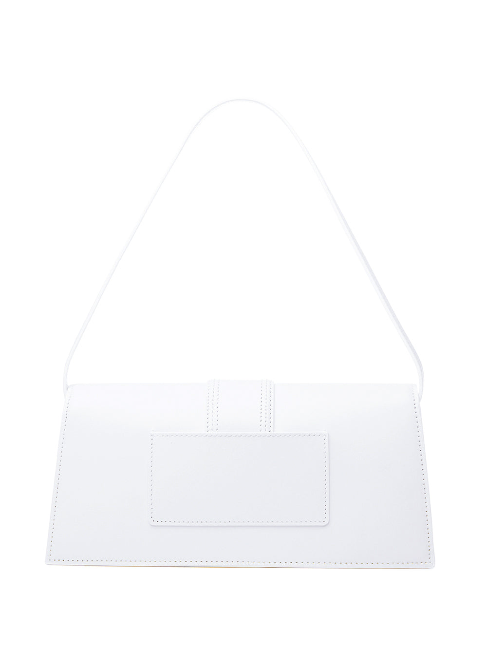 Jacquemus White Leather Le Bambino Long Shoulder Bag - DEA STILOSA MILANO