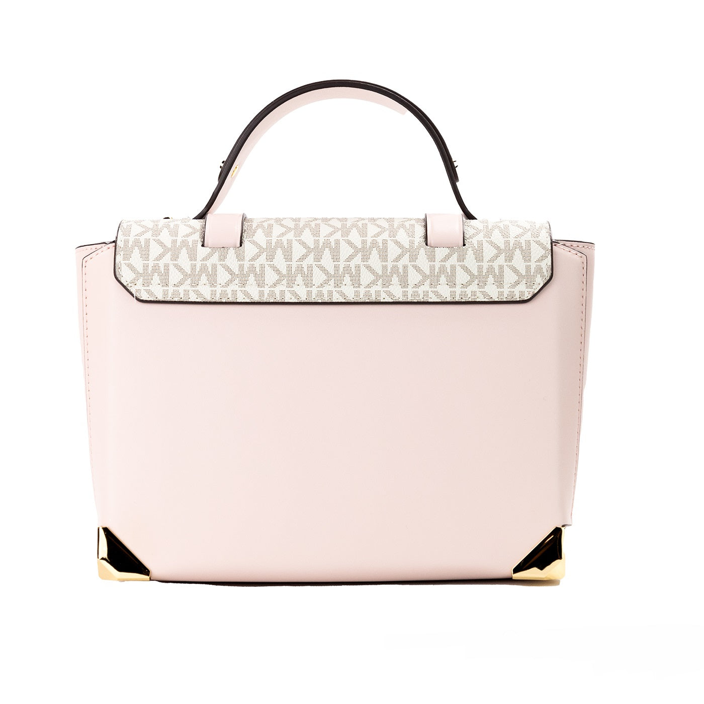 Michael Kors Manhattan Medium Powder Blush Multi PVC Top Handle Satchel Bag - DEA STILOSA MILANO