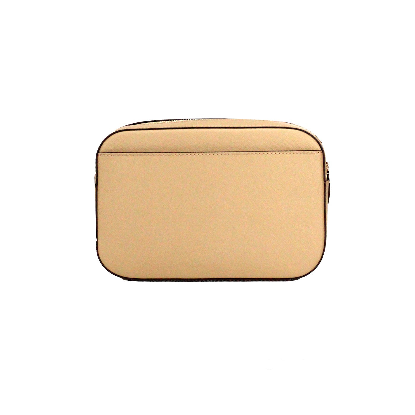 Michael Kors Jet Set East West Large Camel Leather Zip Chain Crossbody Bag - DEA STILOSA MILANO