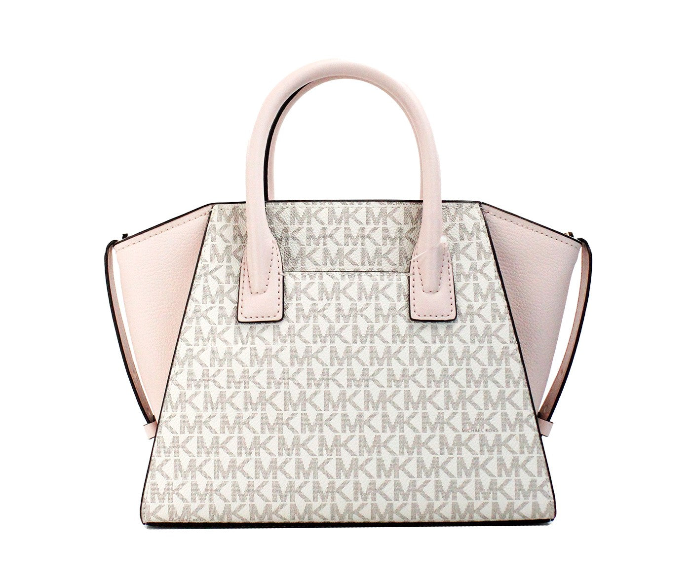 Michael Kors Avril Small Powder Blush PVC Leather Top Zip Satchel Crossbody Bag - DEA STILOSA MILANO