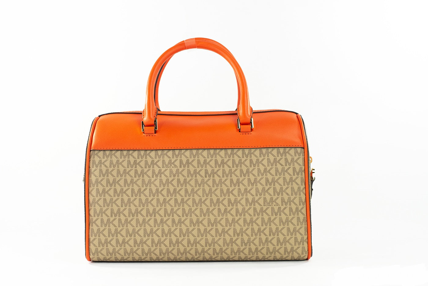 Michael Kors Travel Medium Poppy Signature PVC Duffle Crossbody Handbag Purse - DEA STILOSA MILANO